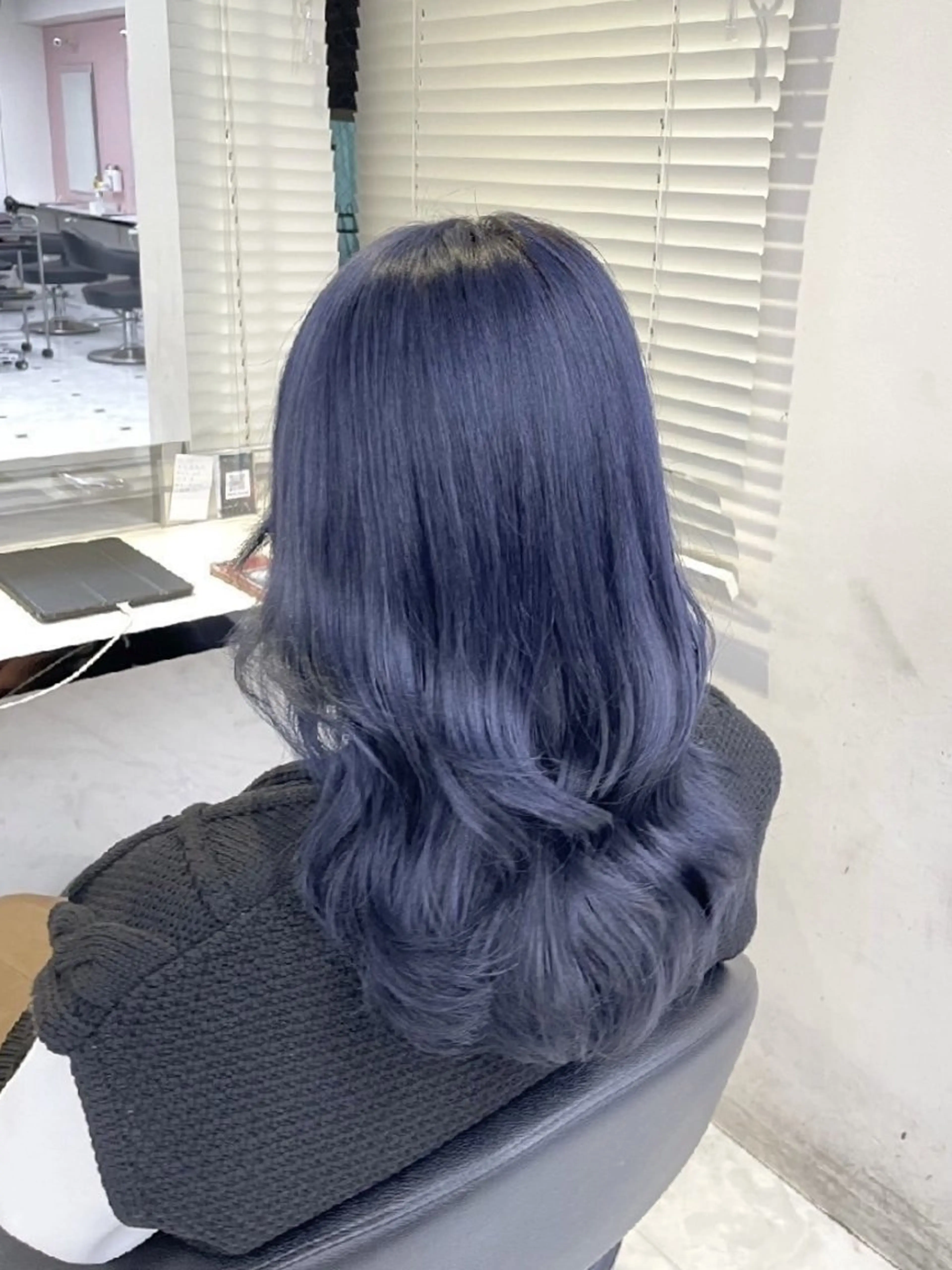 全体ブリーチ+カラーの写真