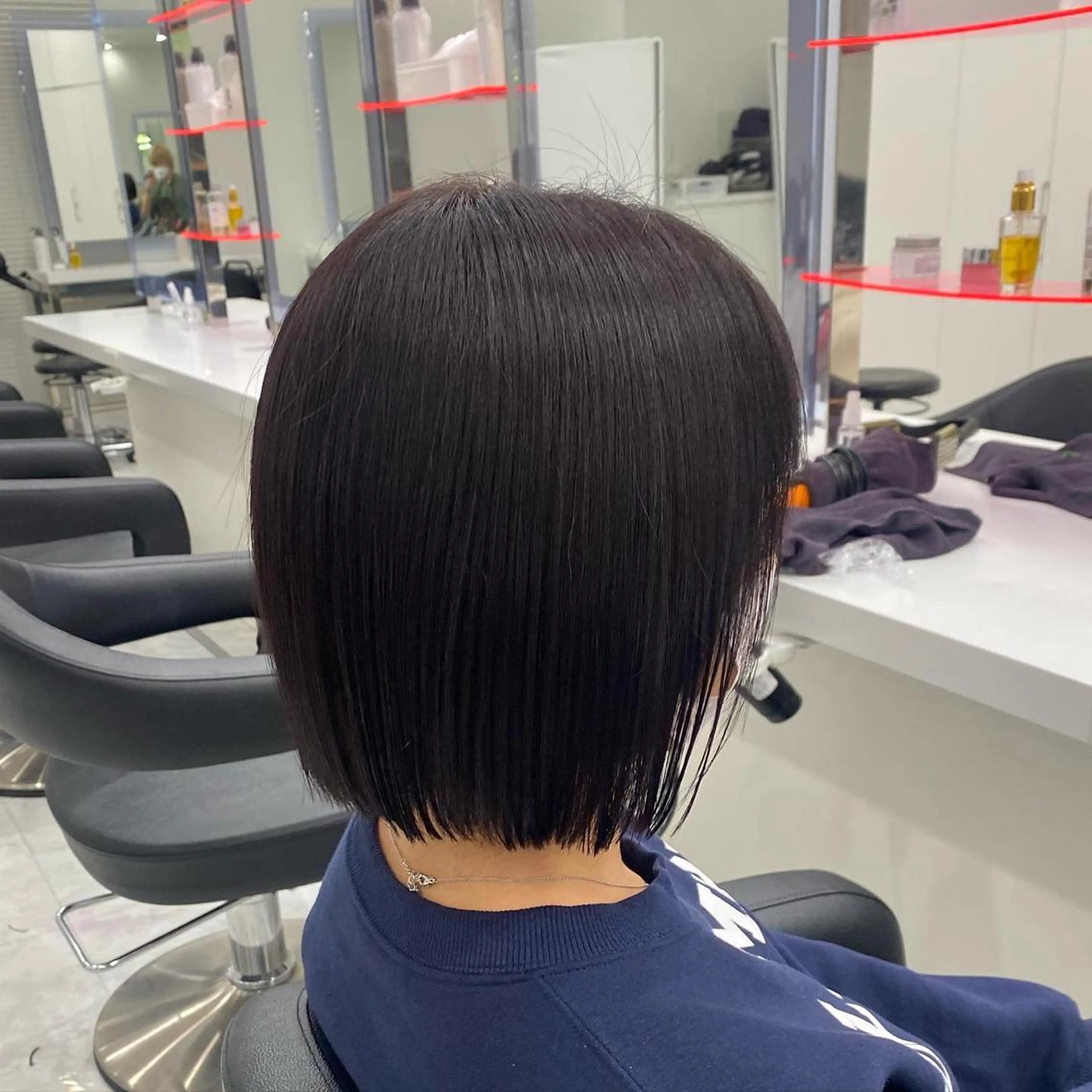 ショート ヘアカラー トリートメント ヘアセット 💖透け感ベージュ KOTA💖のヘアスタイル