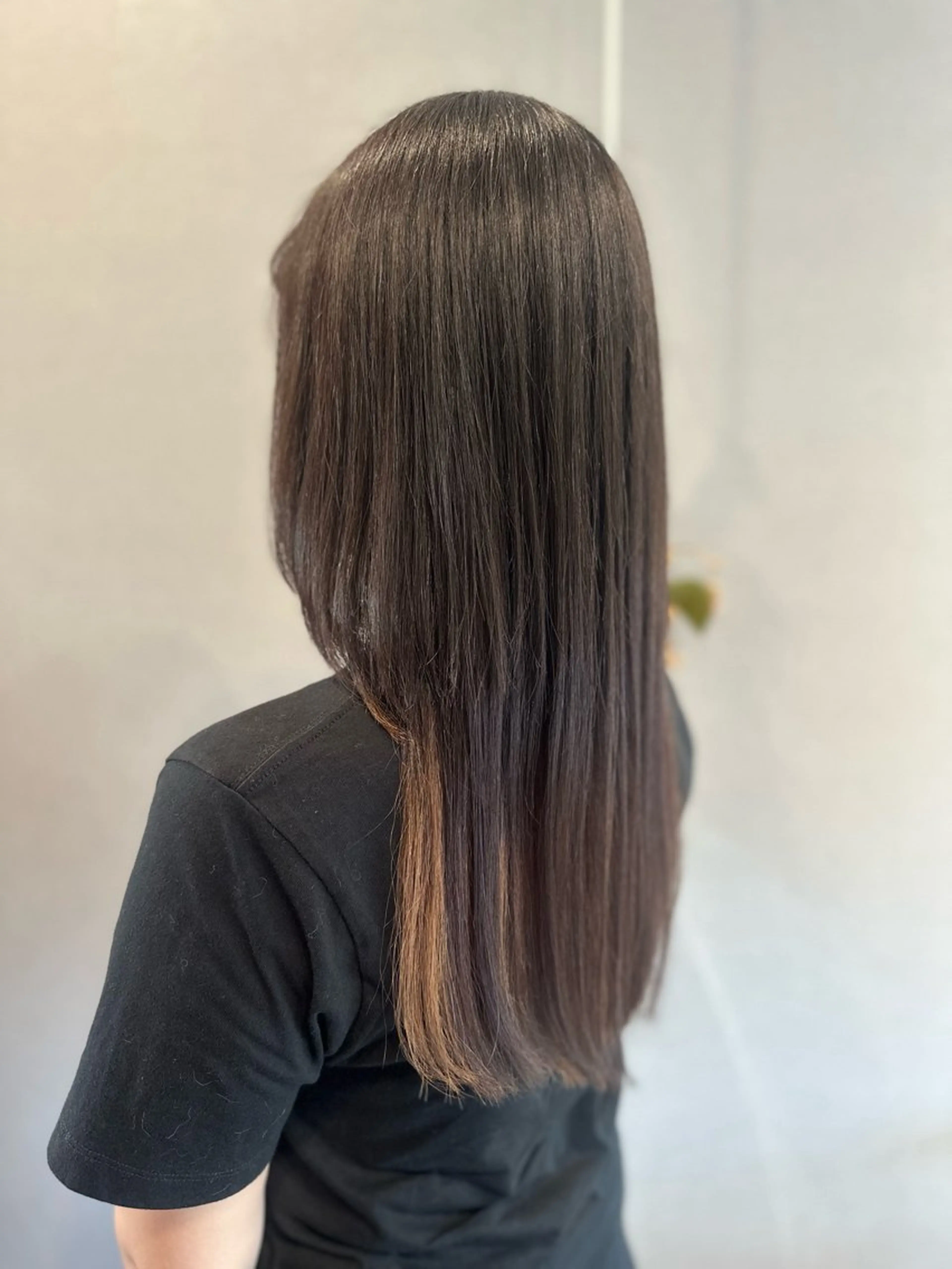 ロング カラー カット ヘアカラー トリートメント K Harukaのヘアスタイル