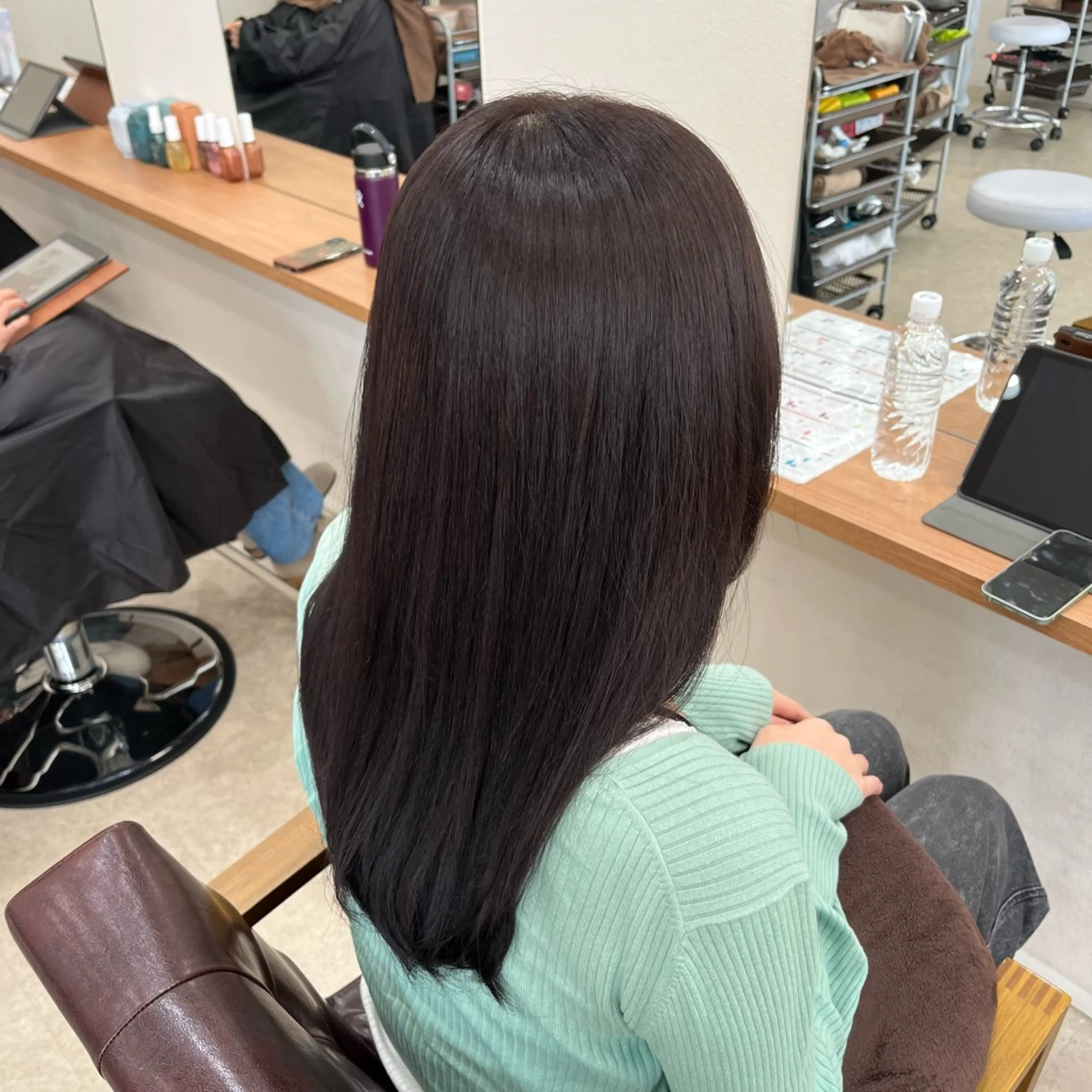 ロング カラー ヘアカラー 永井 夢彩のヘアスタイル