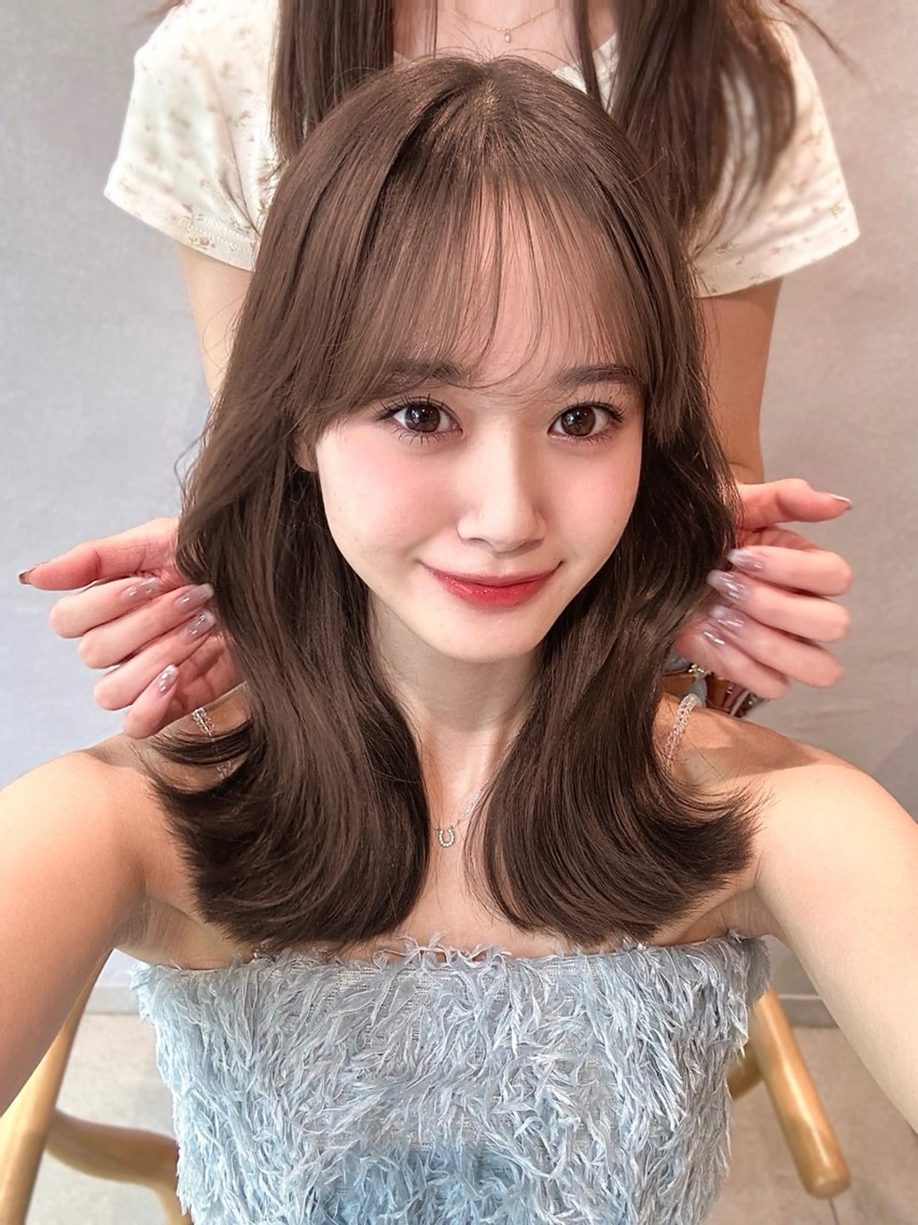 ミディアム くびれヘア ミディアムヘア Chifumiのヘアスタイル