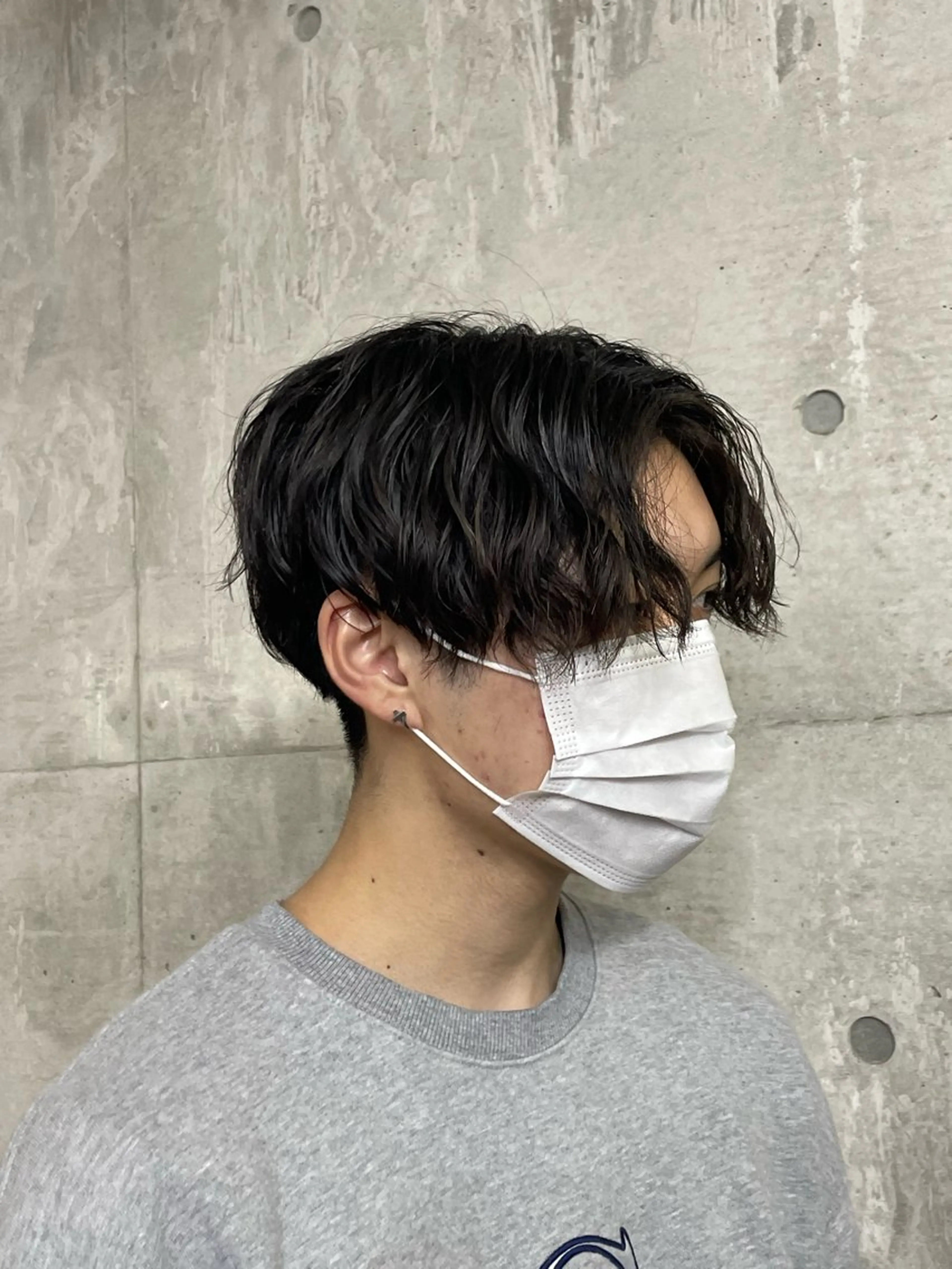 パーマ メンズ センターパート メンズパーマ Ritsuki メンズ特化😎のヘアスタイル