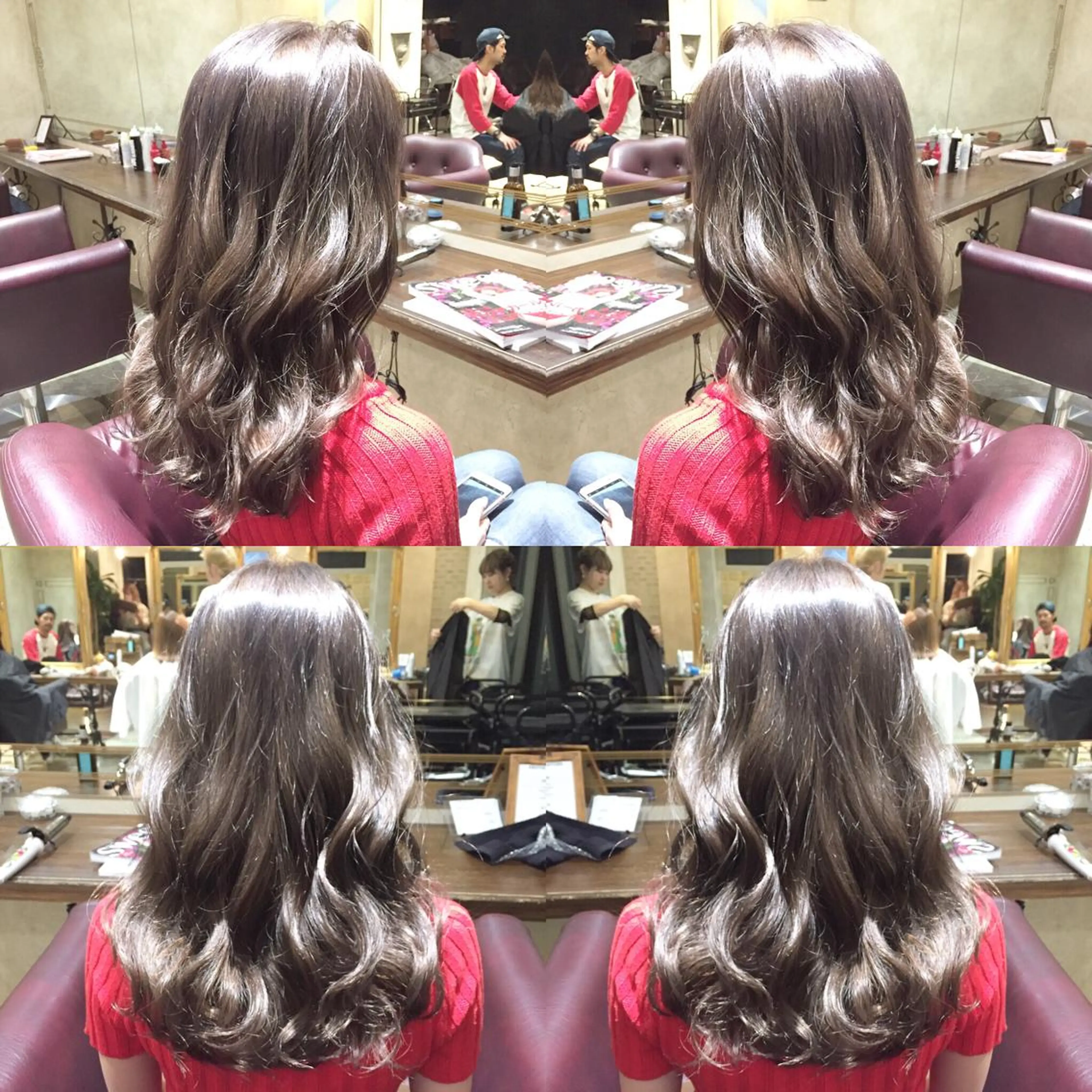 ロング カラー アッシュ ブリーチ 透明感カラー ハイトーンカラー シルバー Salon de MiLK所属・露木 啓介のヘアスタイル