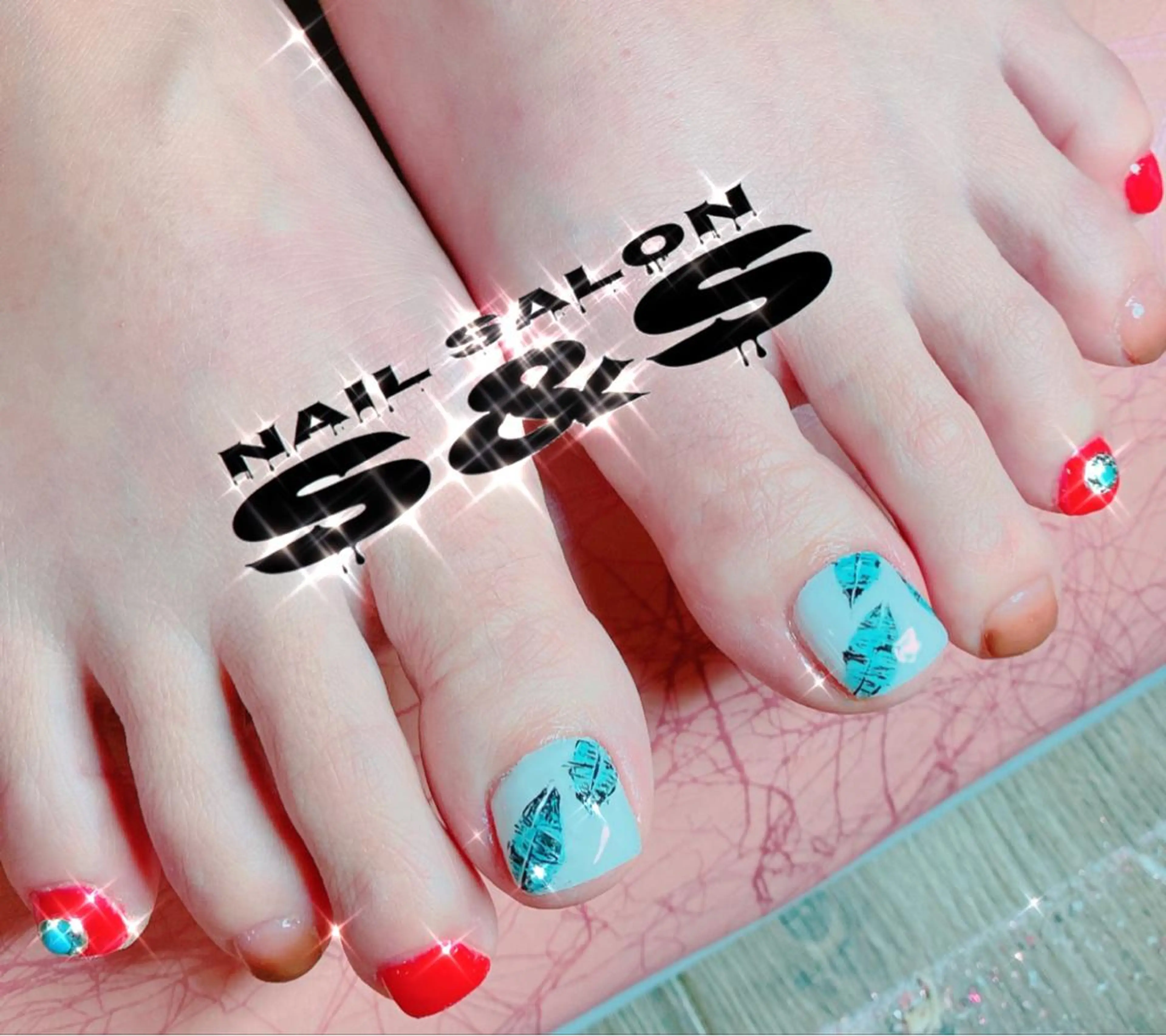 ネイル 長さ出し メンズネイル 持ち込み スカルプネイル S&S 村田小百合のネイルデザイン