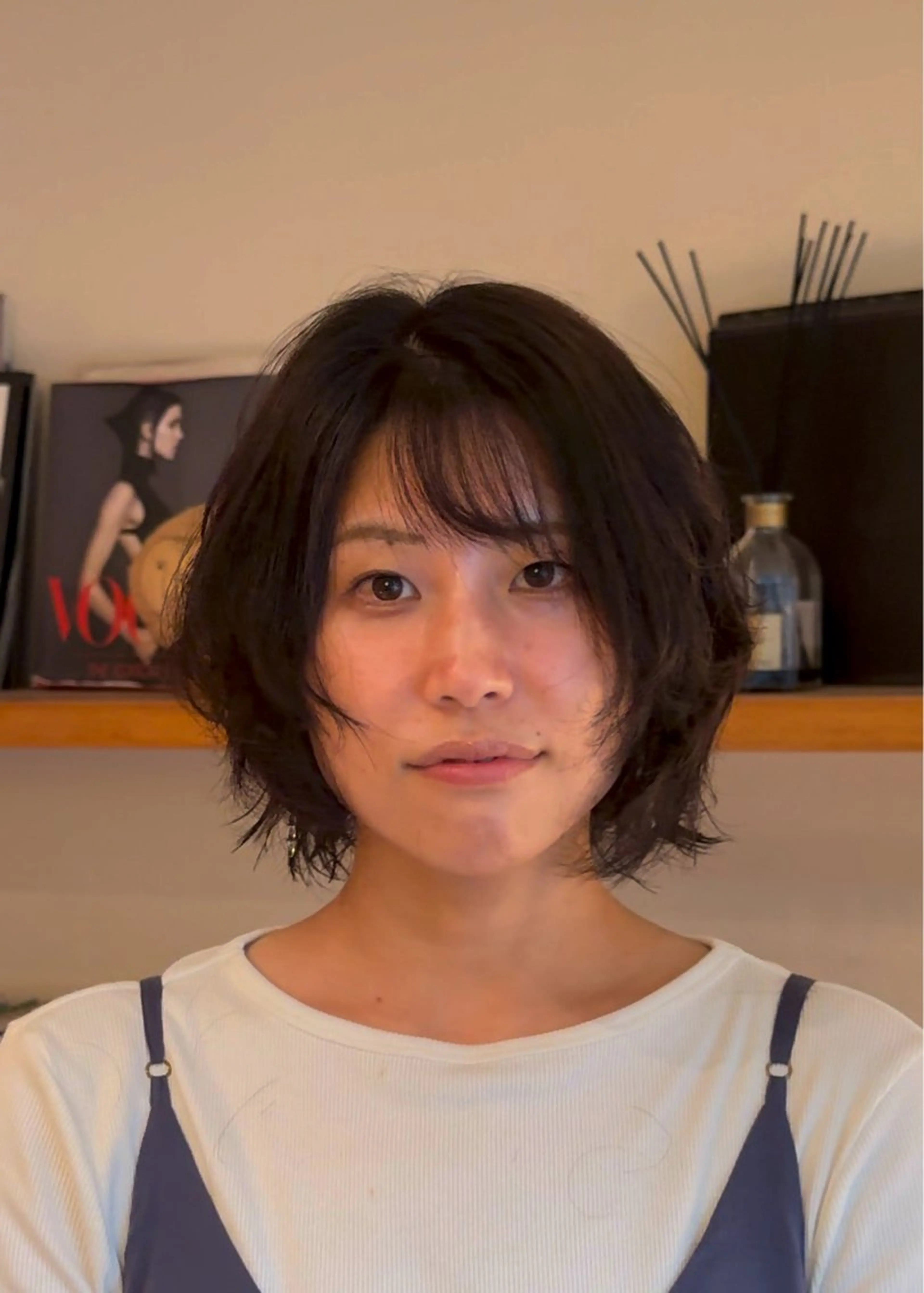 ショート パーマ ボブレイヤー ボブ レイヤーカット カット パーマ トリートメント hair  space Syrup所属・レディースパーマ/ 合田  有一朗のヘアスタイル