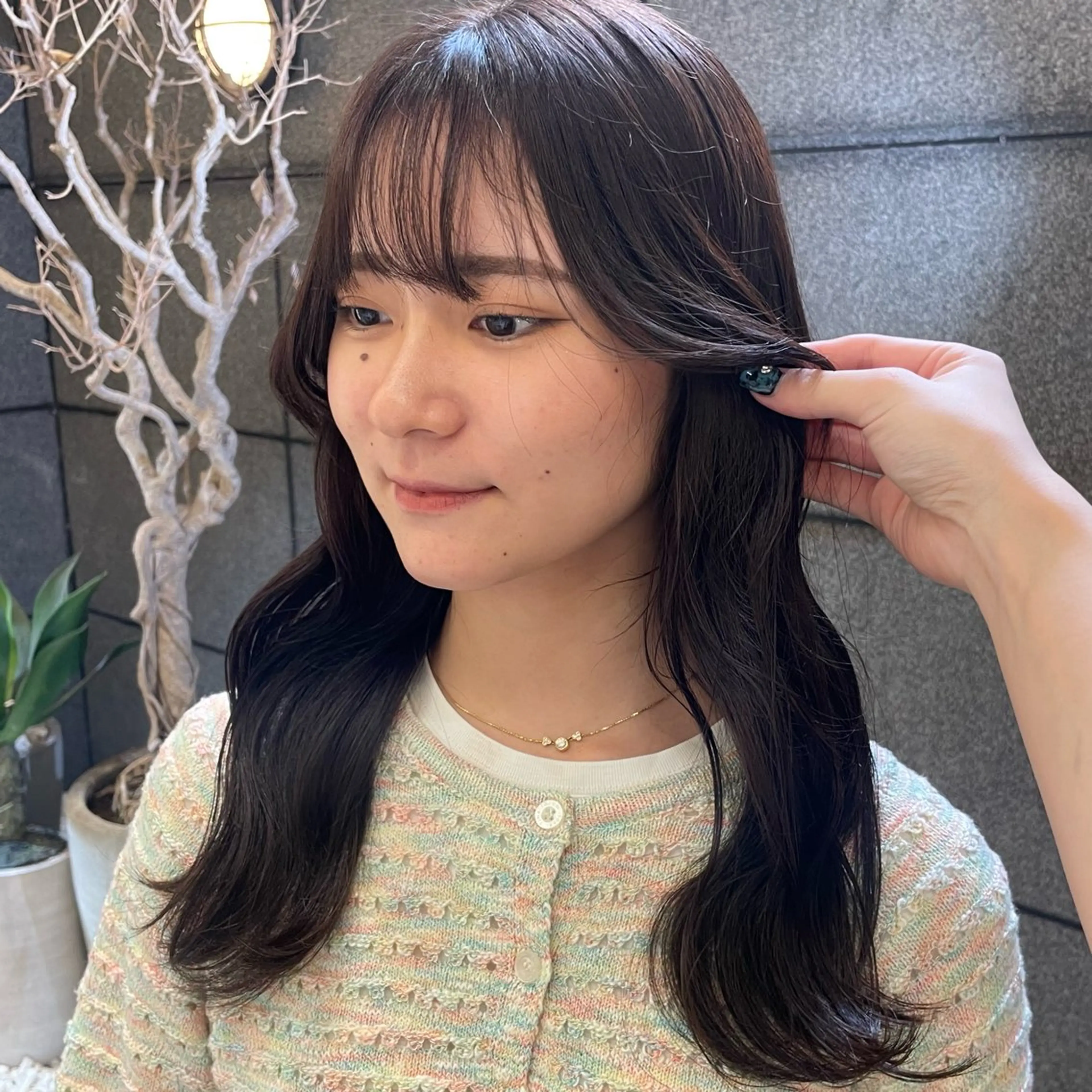 ロング カラー 透明感カラー/ 縮毛矯正/ユイ☆彡のヘアスタイル