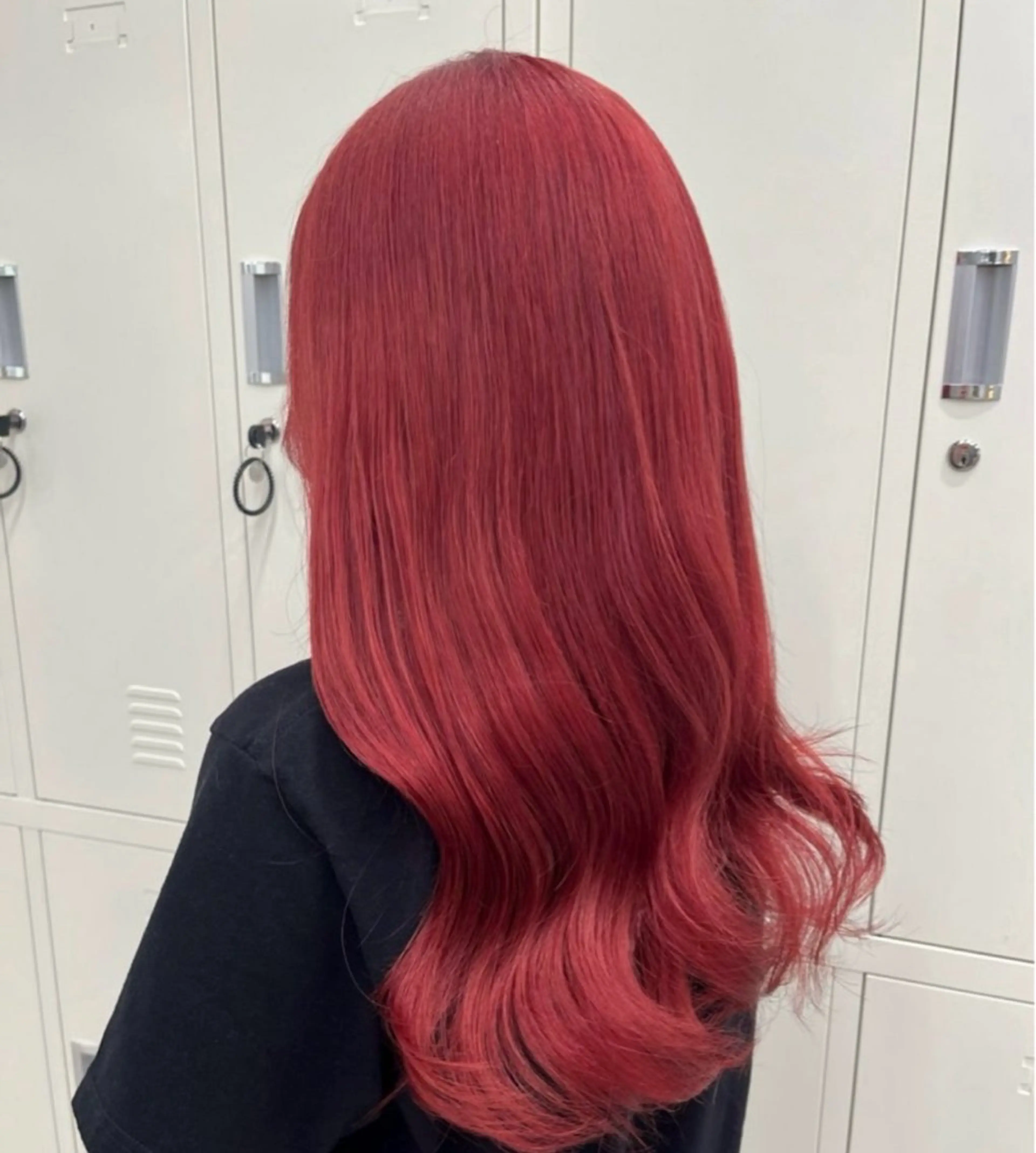 カラー ダブルカラー レッドカラー 🩷hair salon dot. tokyo color 🩷所属・ハイトーンカラー ⌇Hao 🎀✮のヘアスタイル