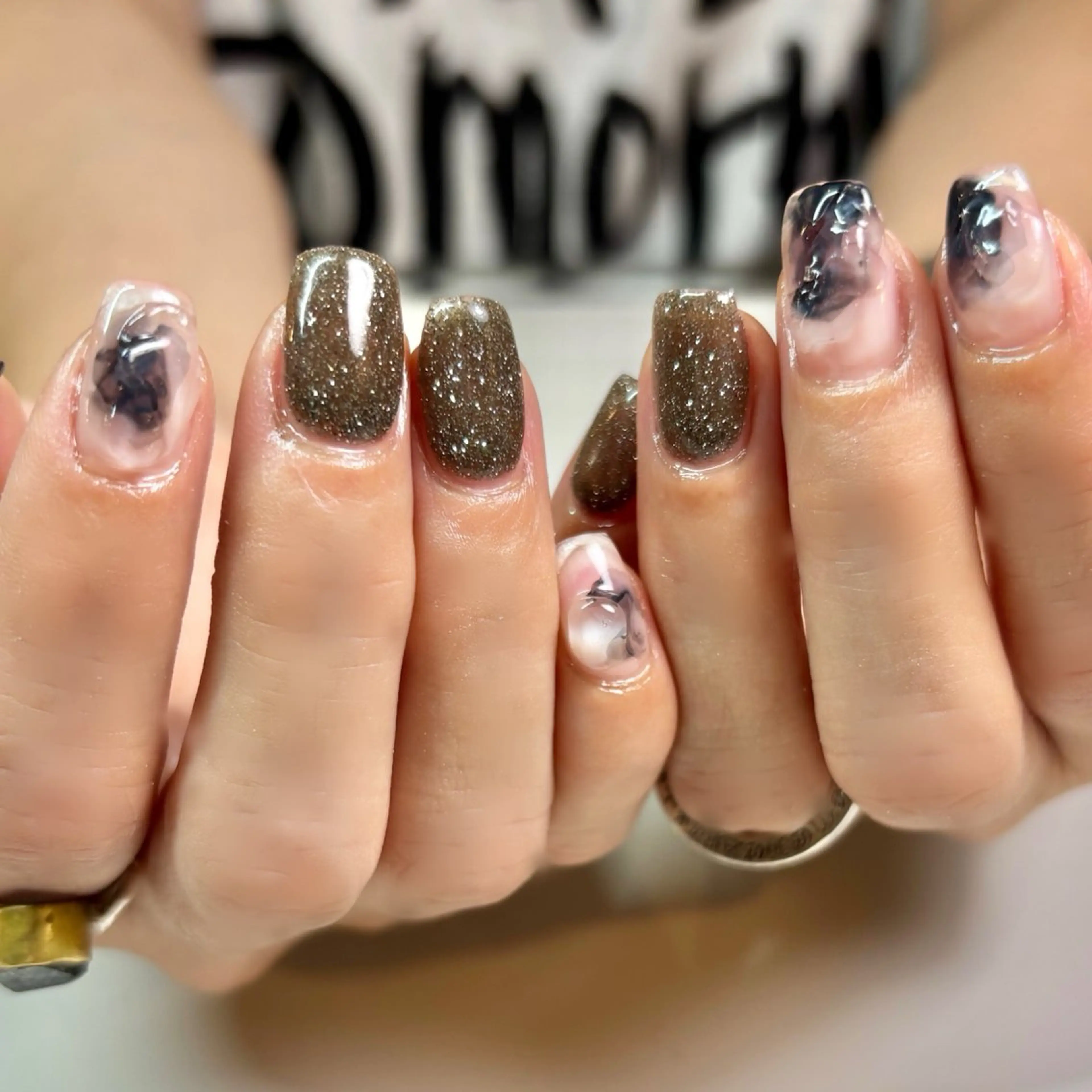 ネイル ぷっくりネイル ハンドネイル LYLY yukiのネイルデザイン