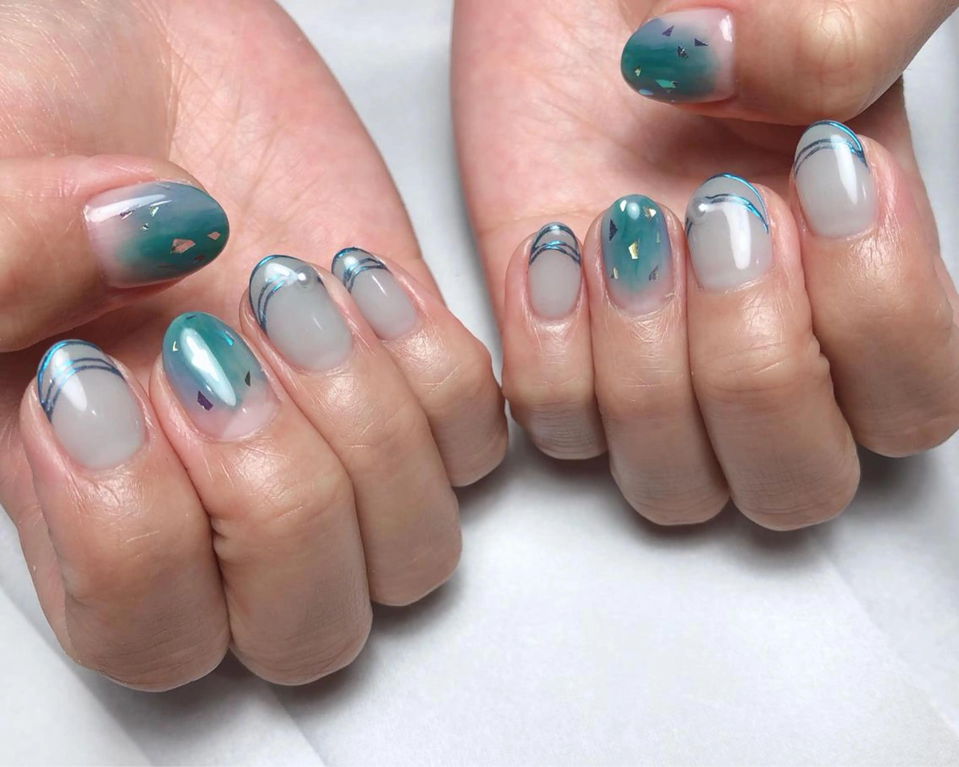 ネイル 夏ネイル ハンドネイル nail heron所属・saki_ nail heronのその他イメージ