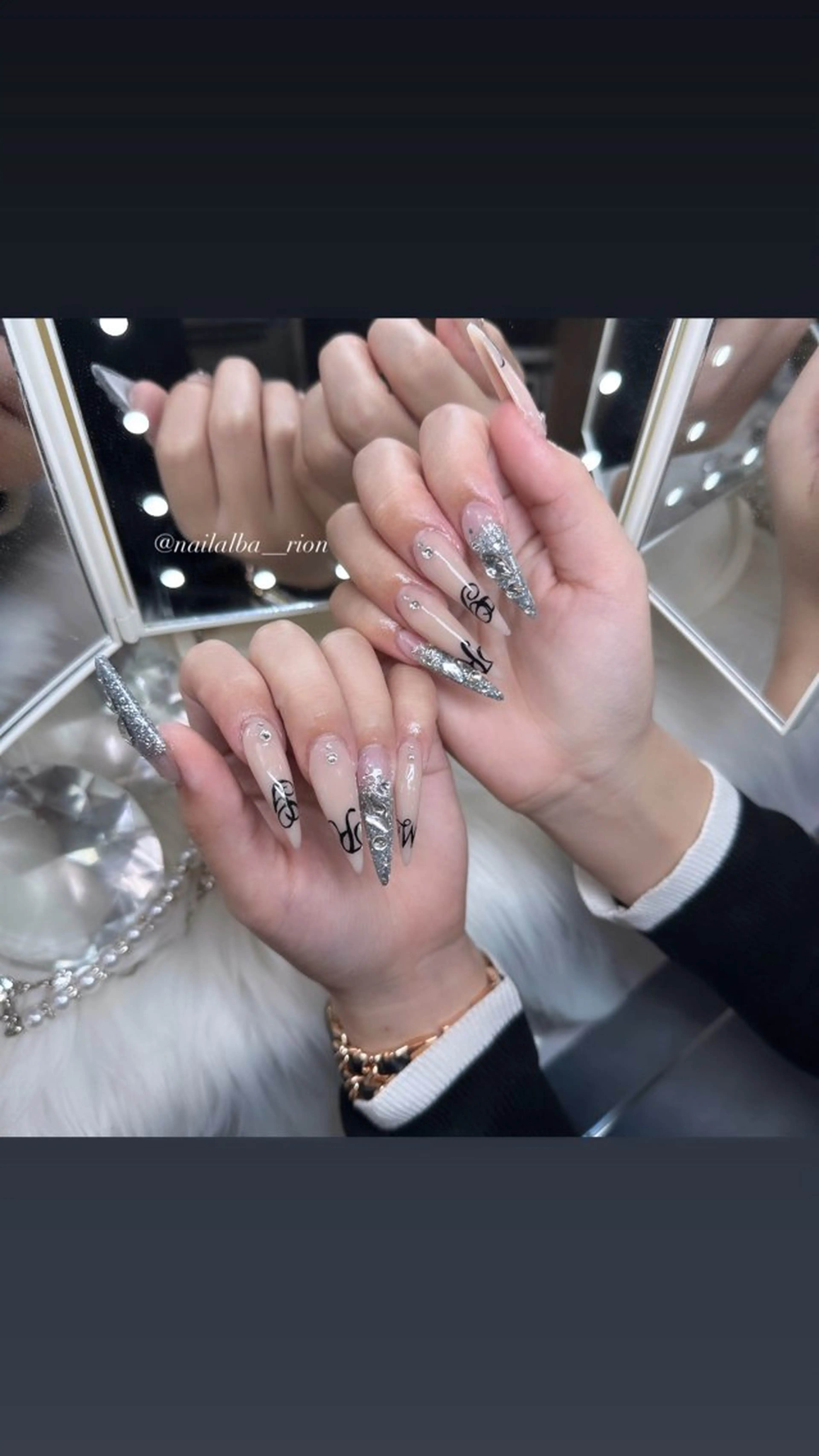 ネイル 加納 莉音のネイルデザイン