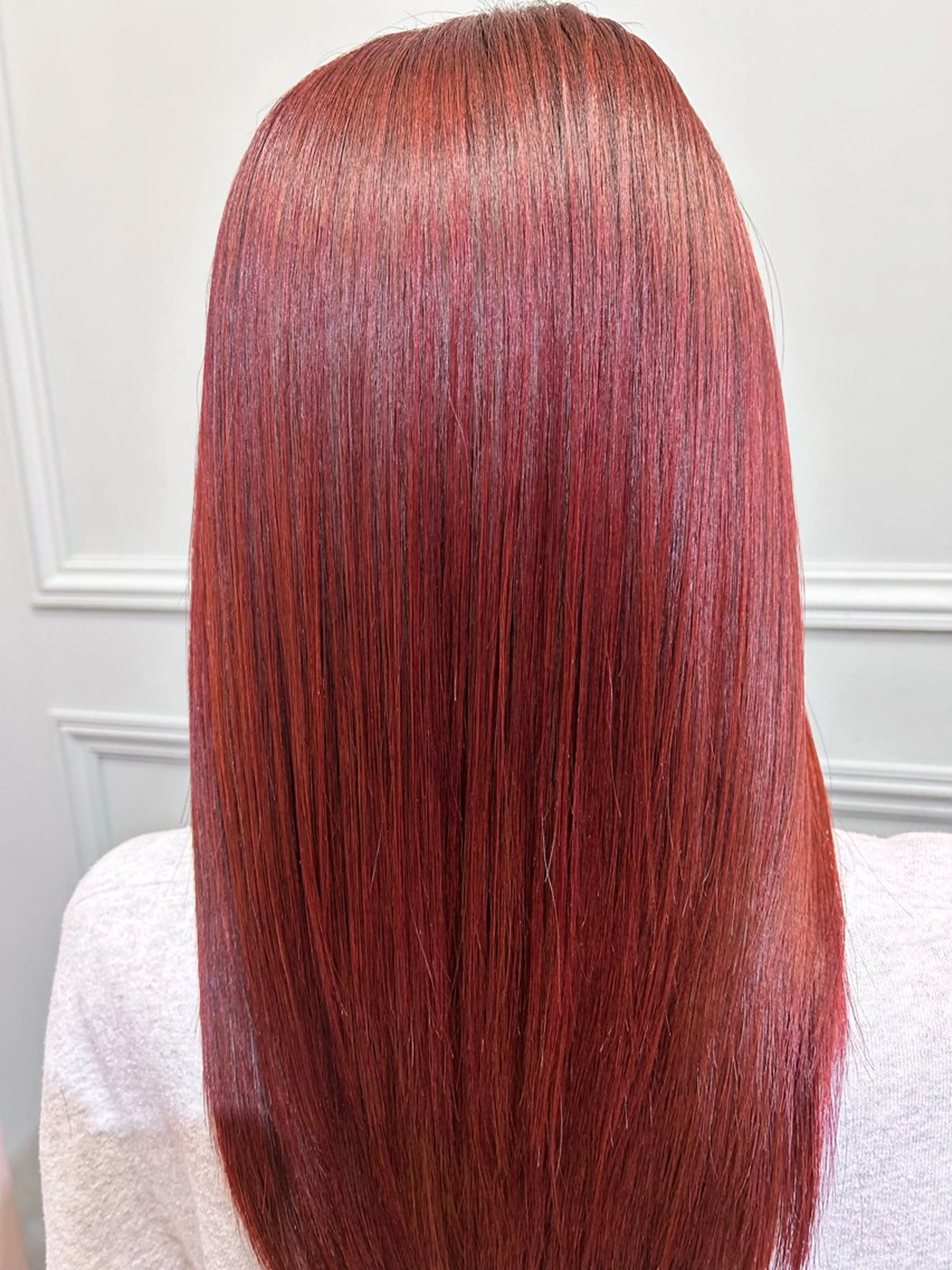 ミディアム ハイライト 髪質改善 レイヤーカット トリートメント カット ヘアカラー トリートメント ✨髪質改善美容師✨ Less シバタのヘアスタイル