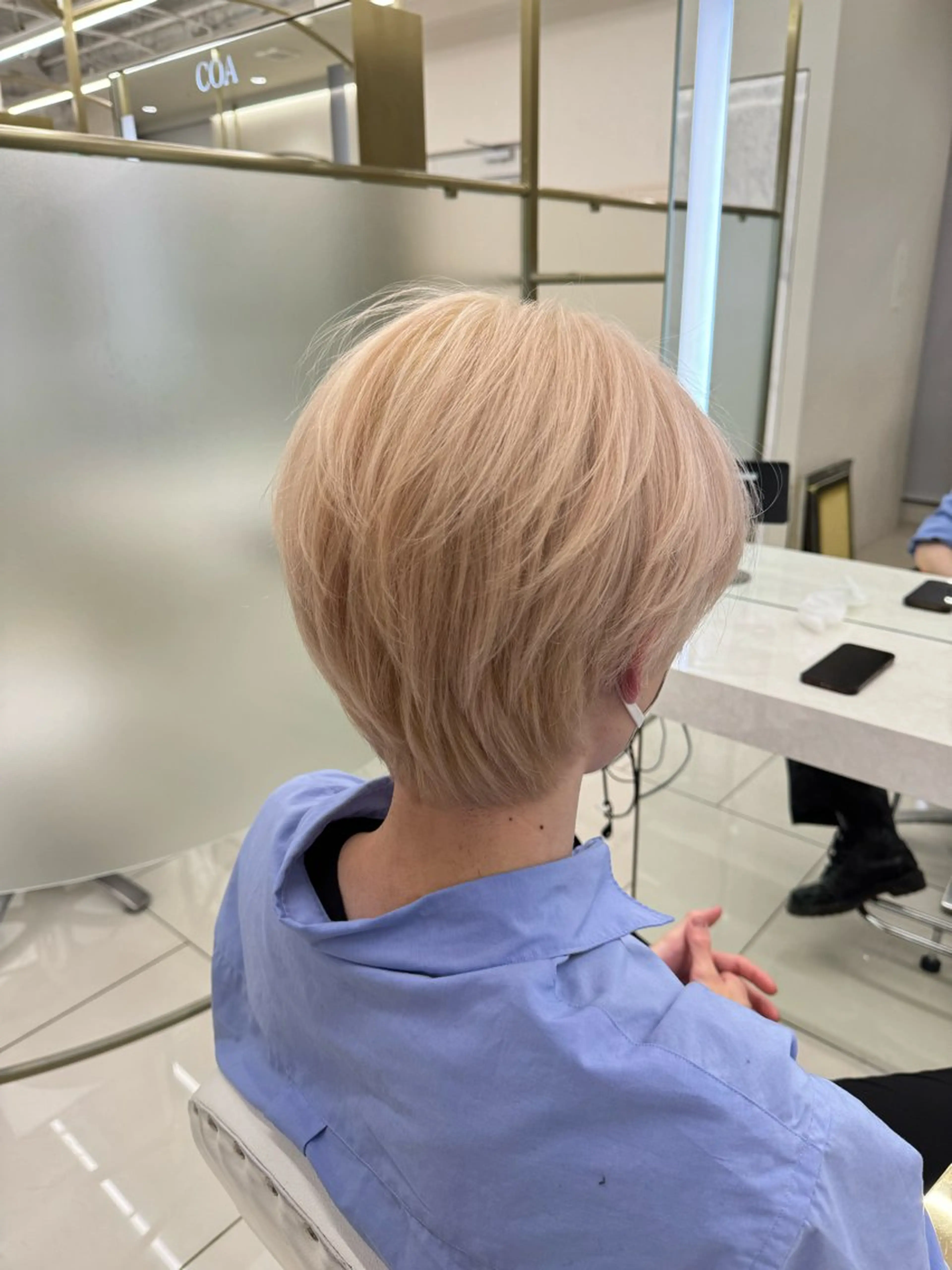 ショート COA GINZA 空也/前髪/顔まわりのヘアスタイル