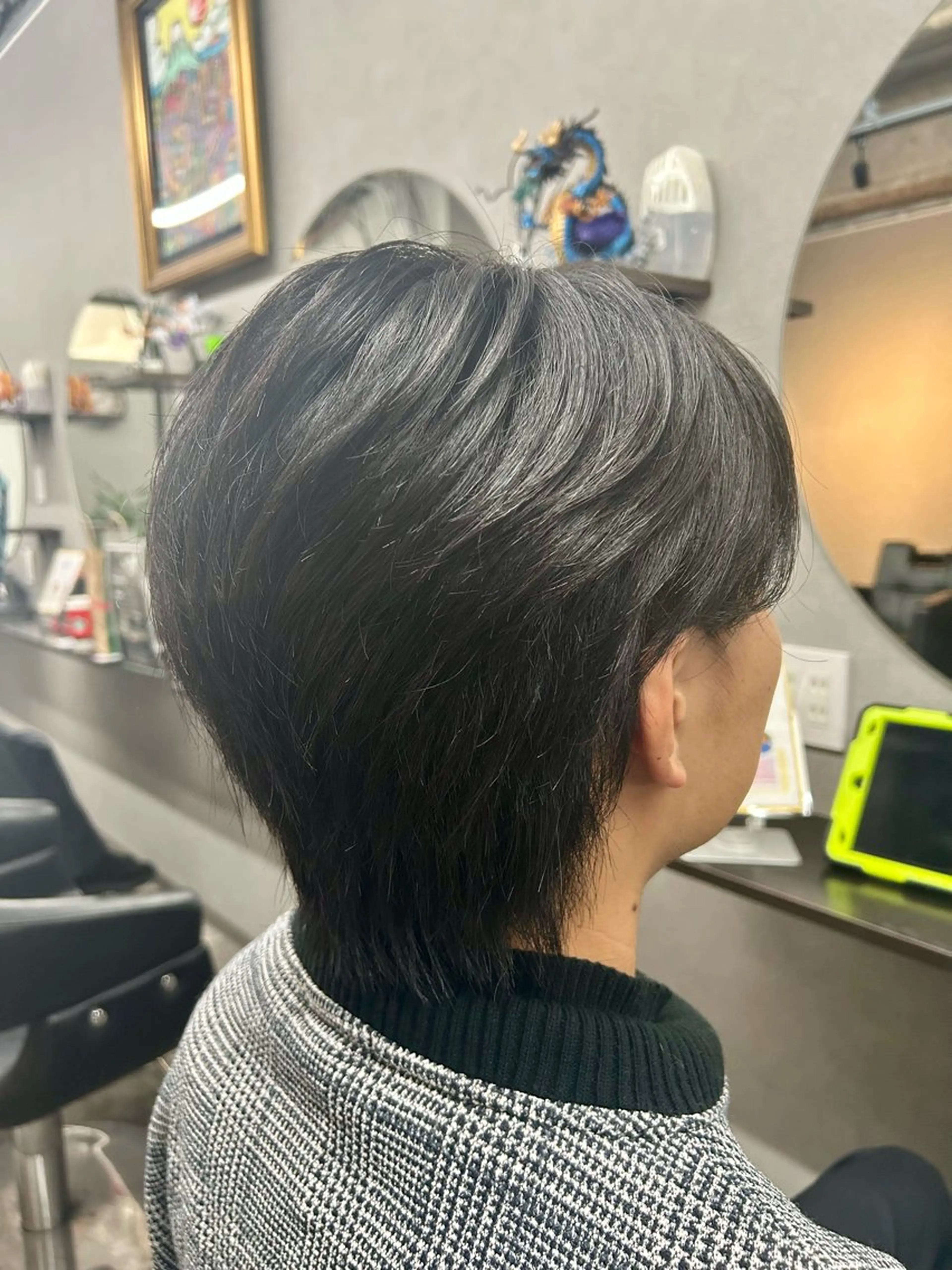 ショート パーマ メンズ カット パーマ ゲーマー美容師 KENTOのヘアスタイル