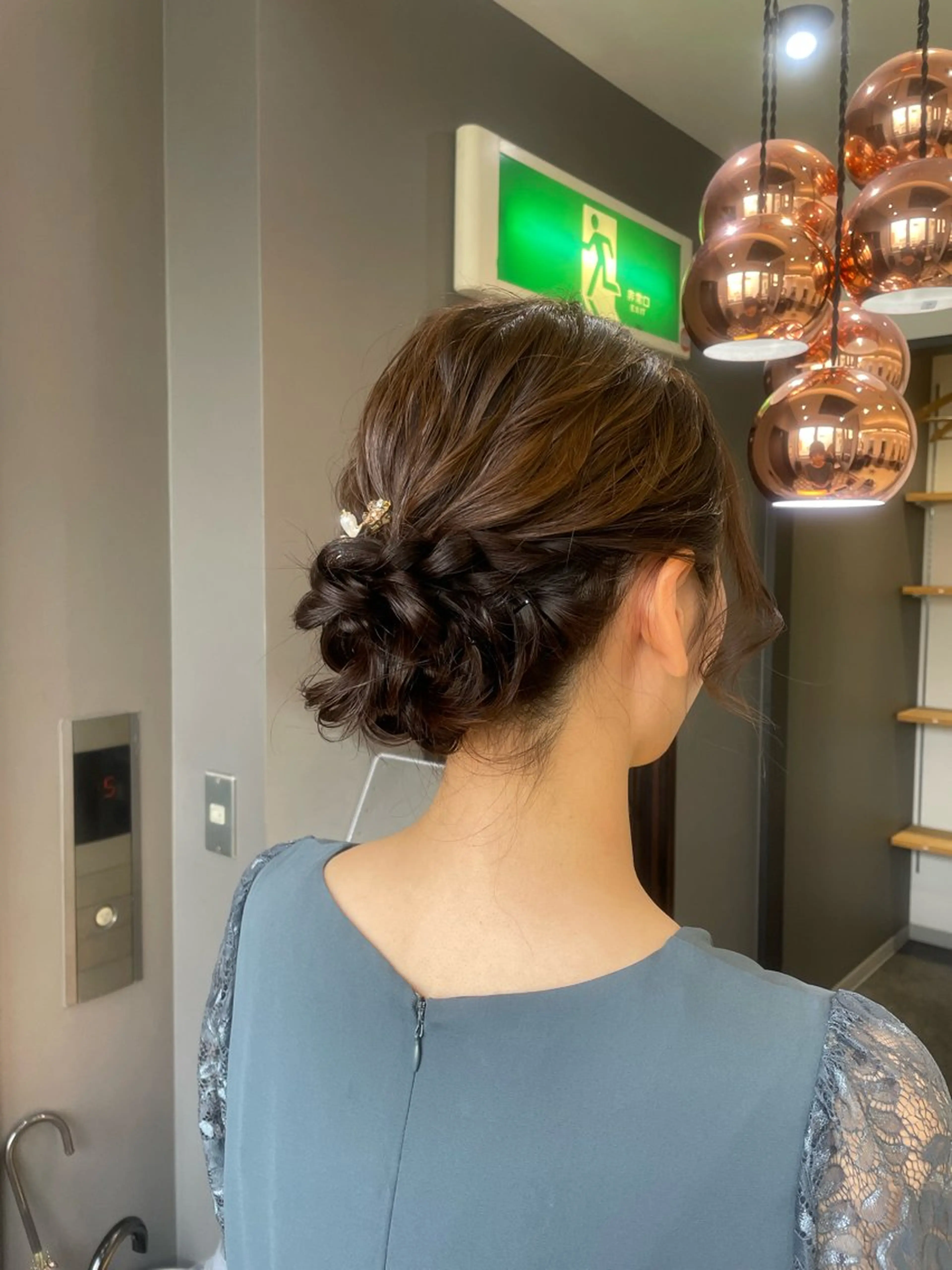 ヘアアレンジ ヘアセット JILL 橋本菜希のヘアスタイル