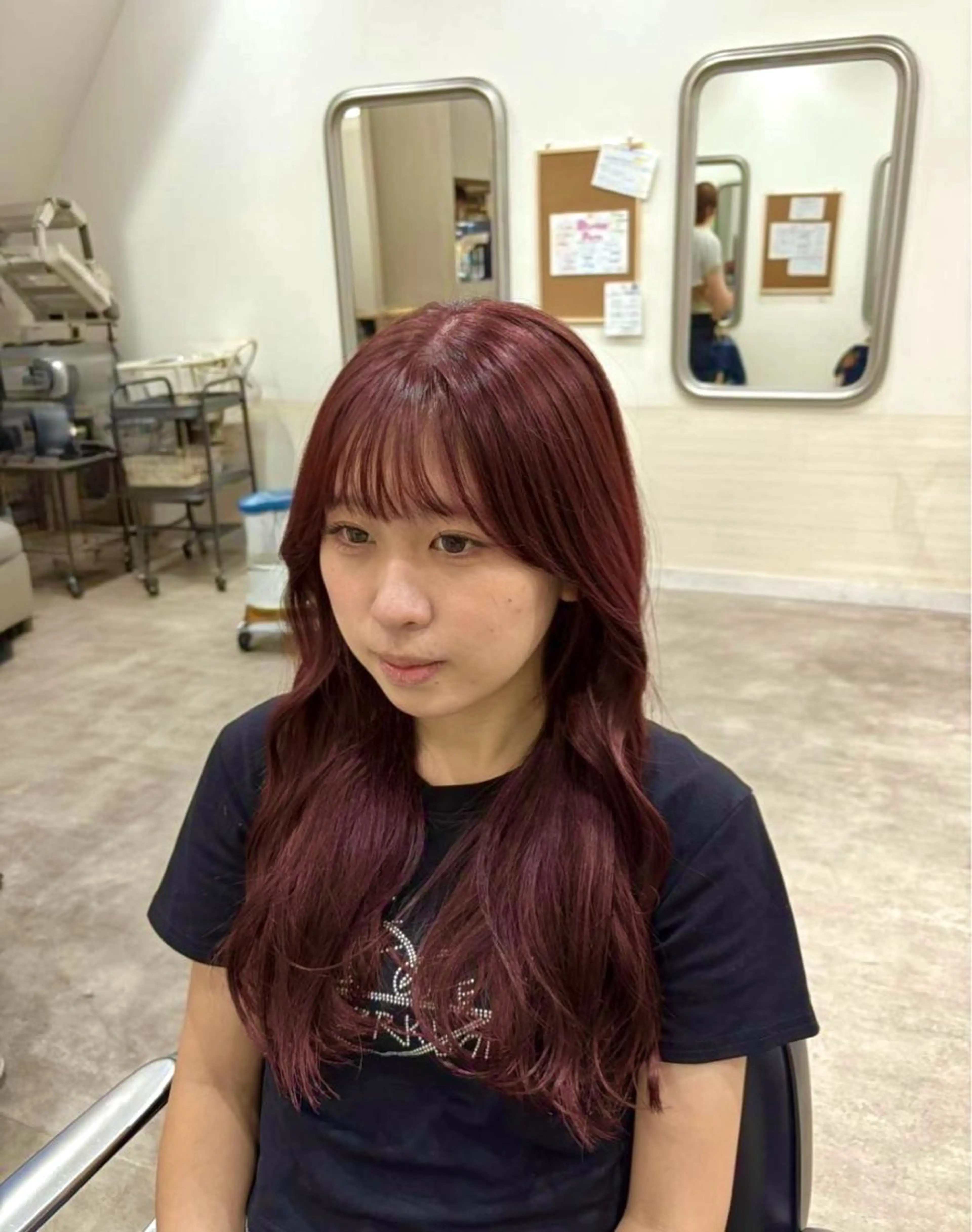 カラー カット ヘアカラー トリートメント 艶髪🥣透明感カラー 🫧前田奈津実のヘアスタイル