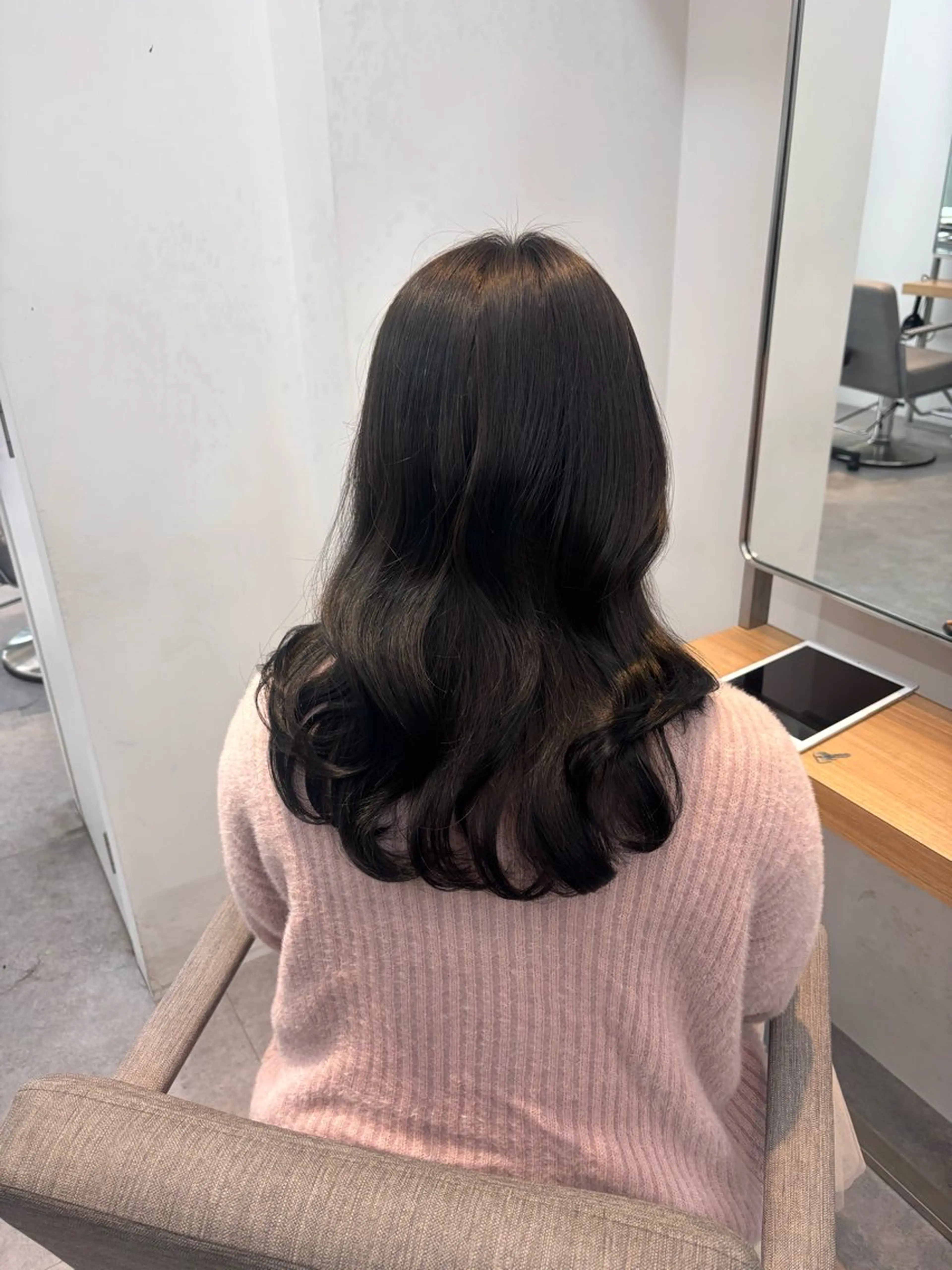 セミロング 透明感/韓国/ miyu 🎀のヘアスタイル