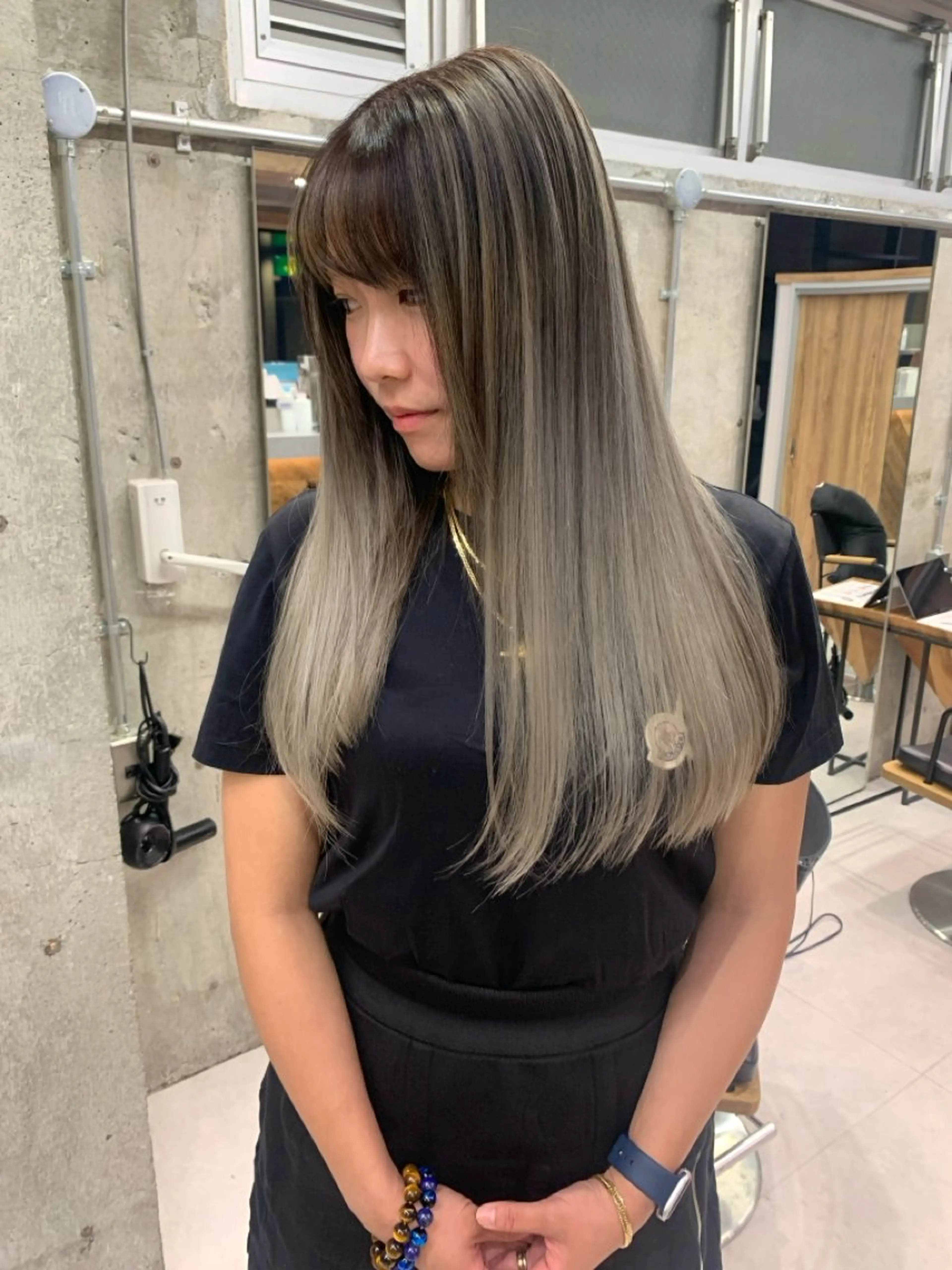 ロング カラー ヘアカラー 🌺KANA🇺🇸 海外トレンドヘアのヘアスタイル