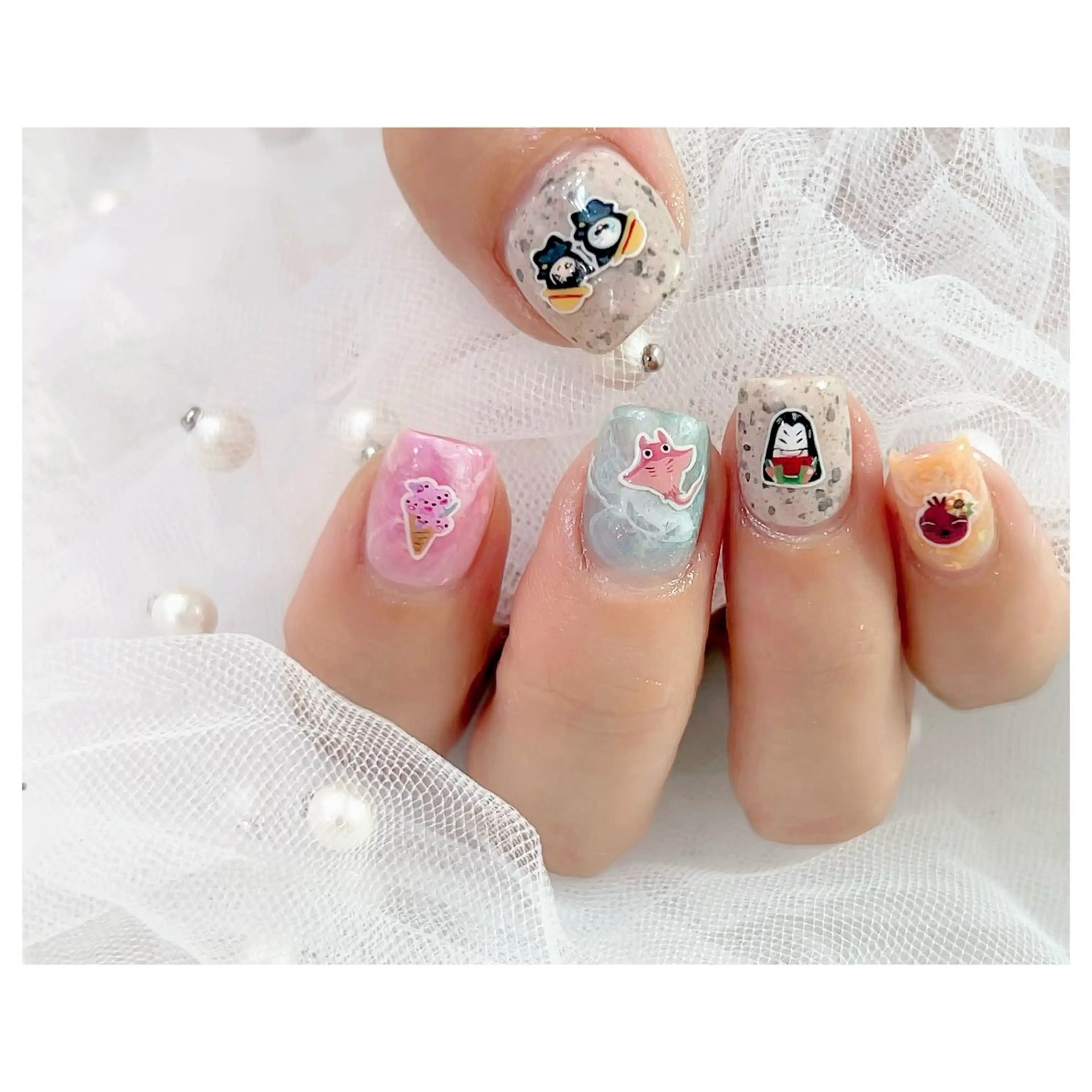 ネイル nail studio qute所属・Nailist Kitaniのネイルデザイン