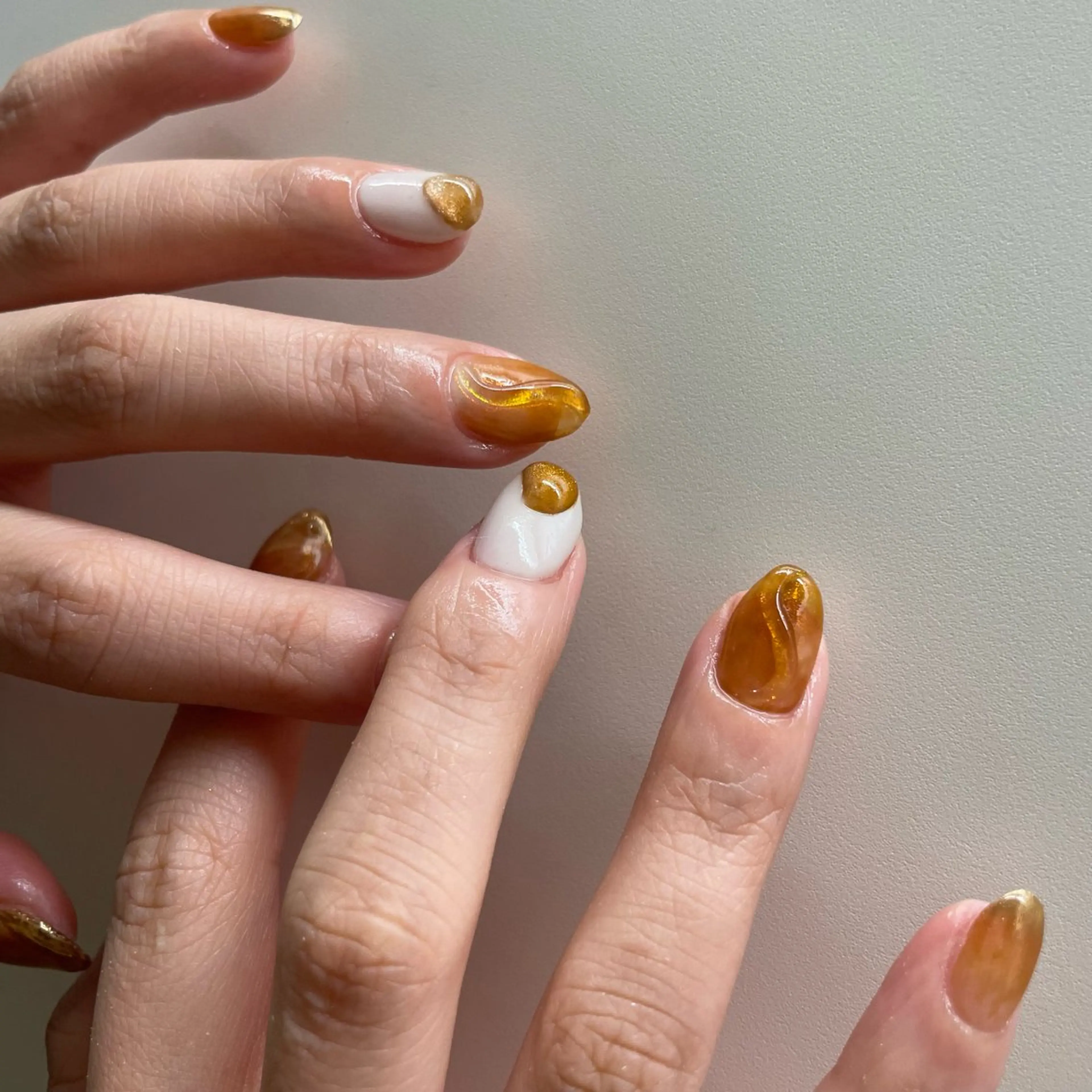 ネイル ハンドネイル 【淡色color/ nail】maikoのネイルデザイン