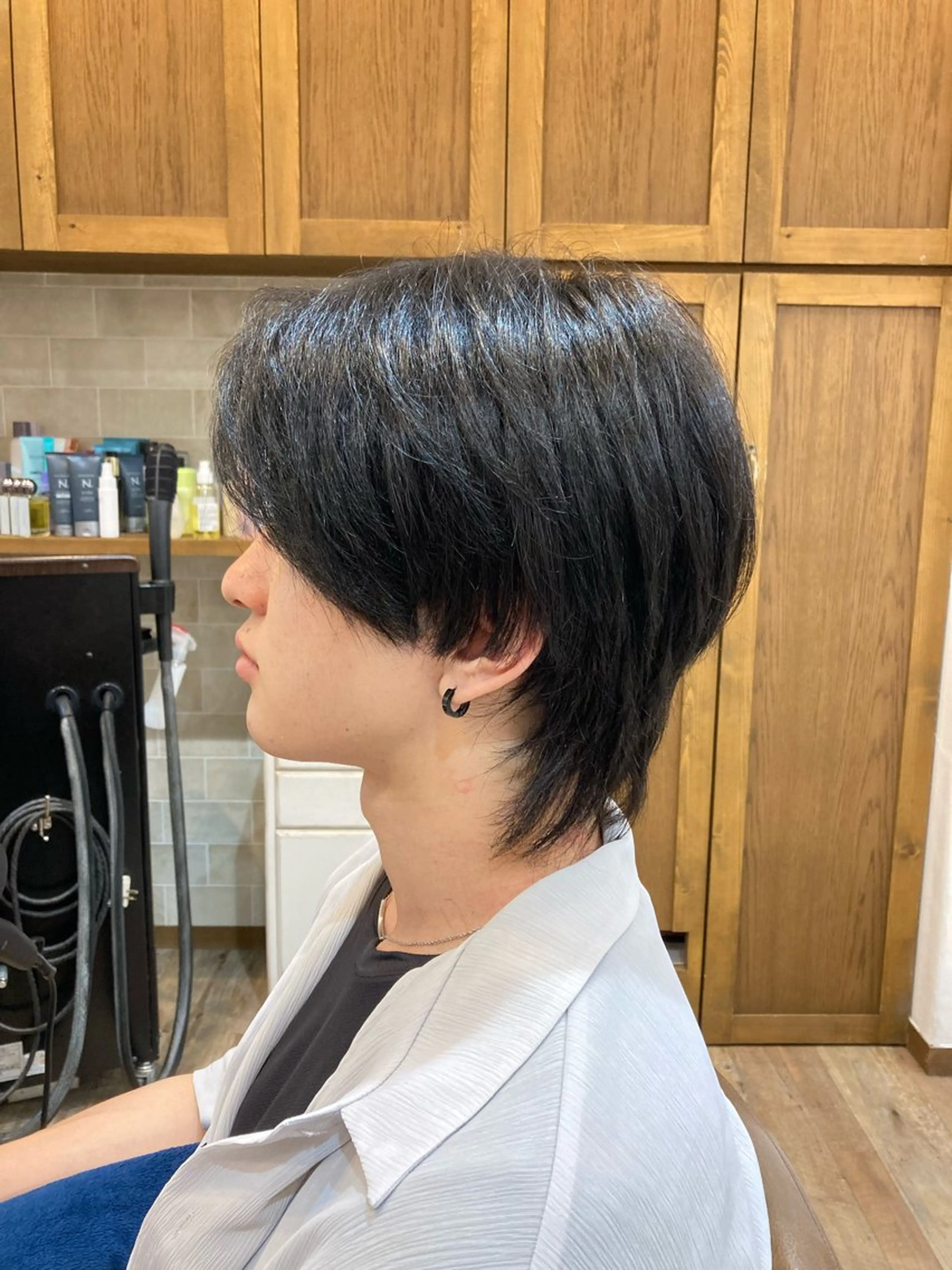 ミディアム メンズ カット特化型 美容師/栗本のヘアスタイル