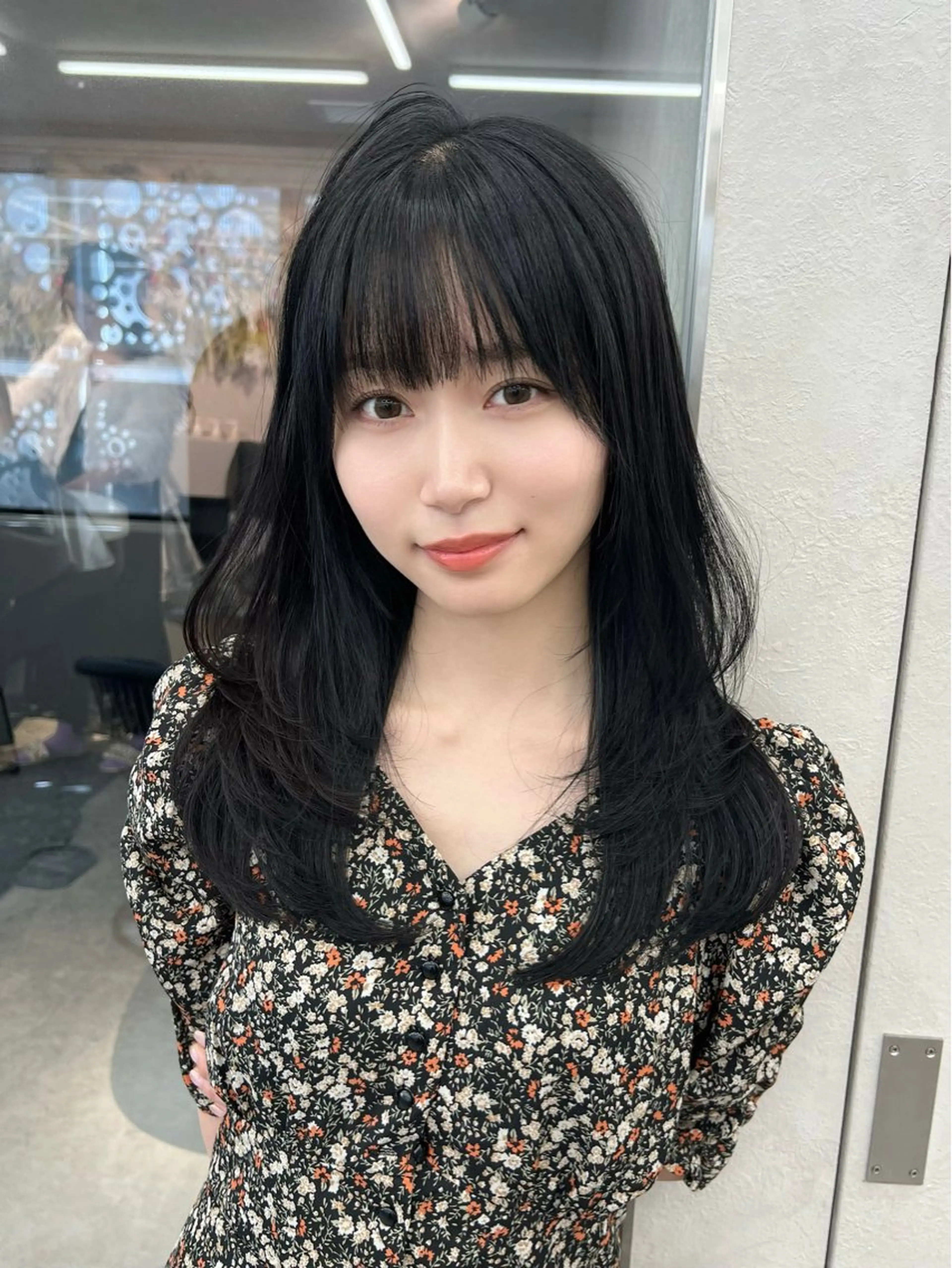 カラー 地毛風縮毛矯正 ☘️松井　傑のヘアスタイル