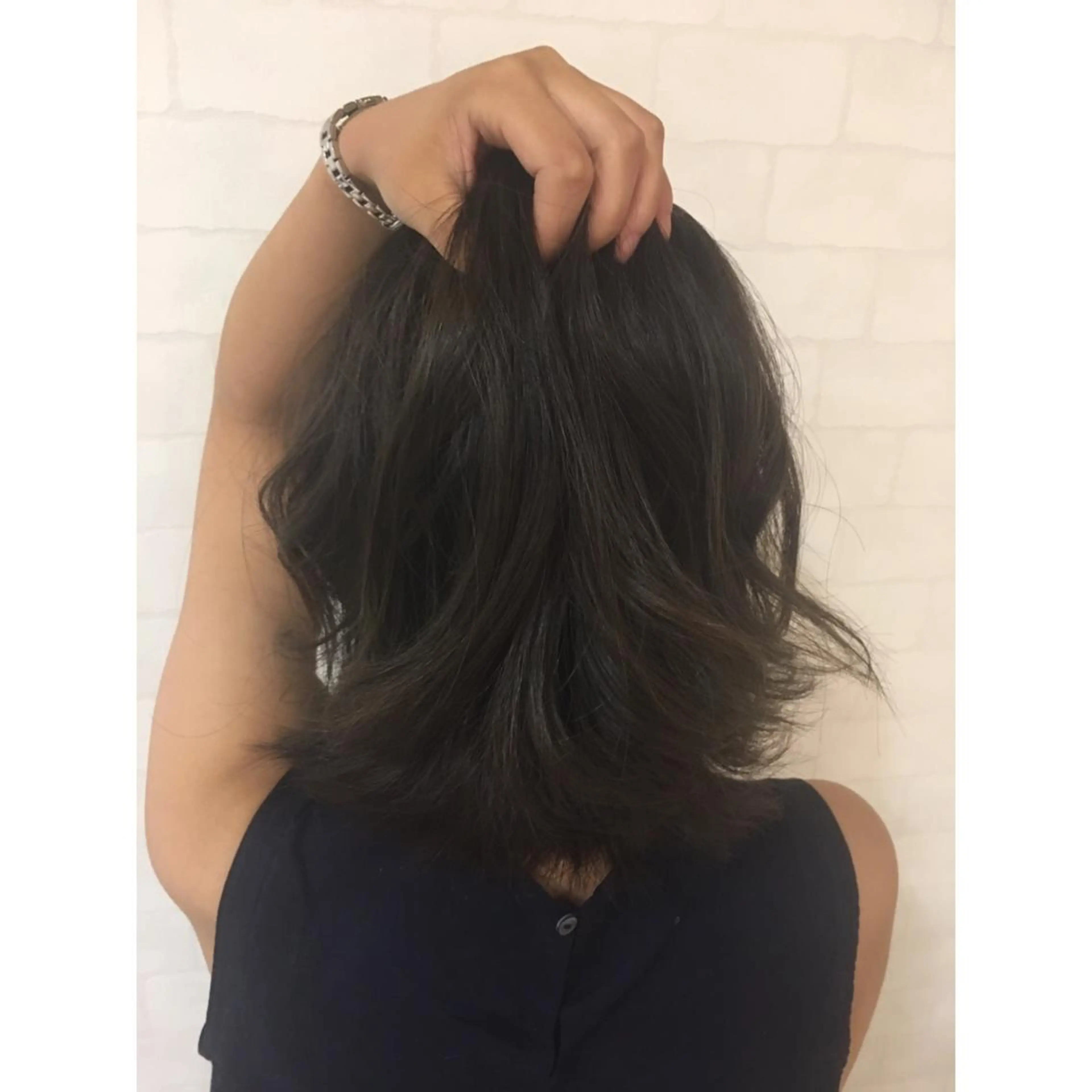 ミディアム カラー ヘアアレンジ Agu hair rupia 金沢店所属・金沢美容室/ 艶髪/夜営業/JINのヘアスタイル