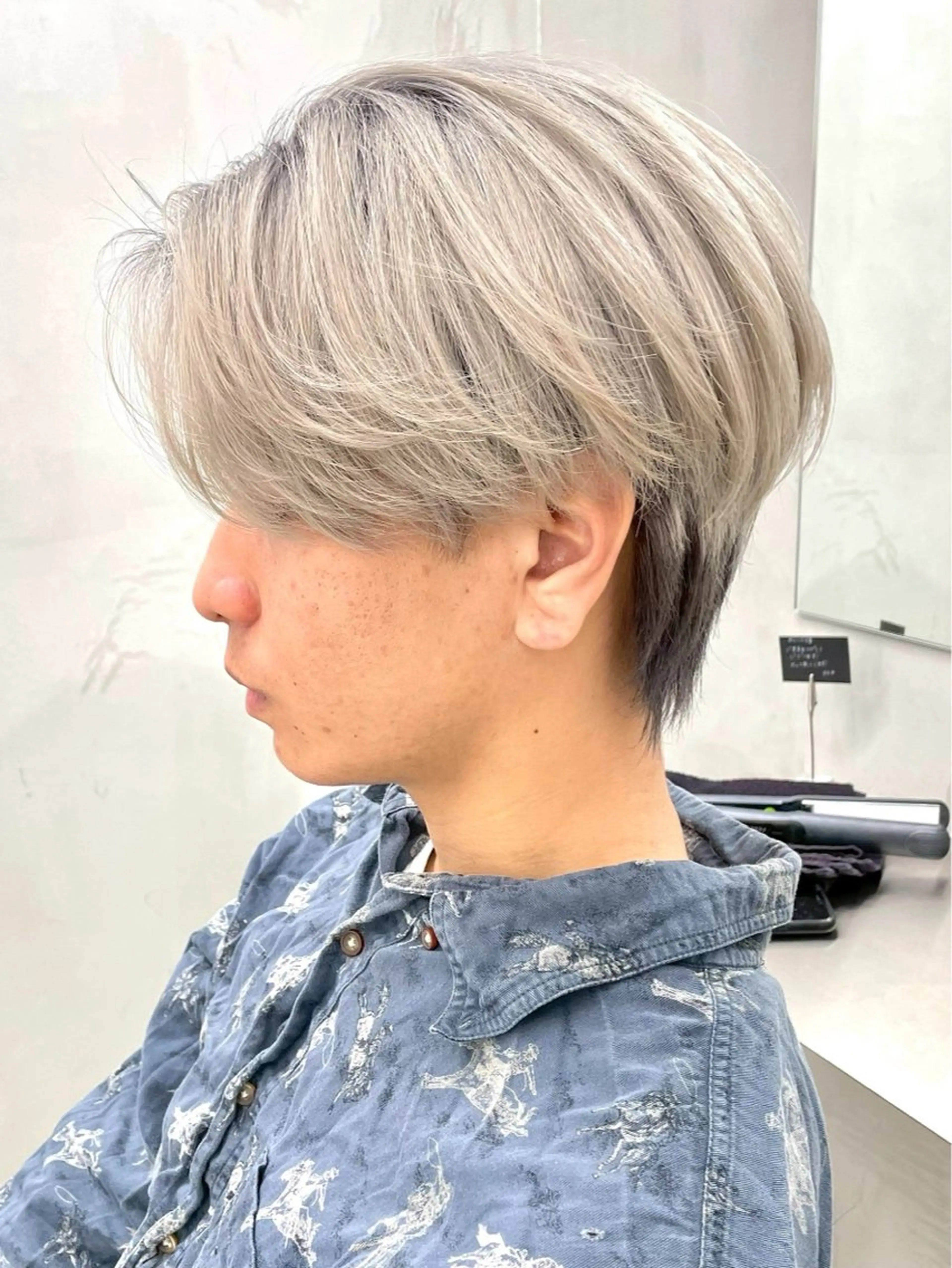 ショート カラー メンズ カット ヘアカラー 松井 生のヘアスタイル