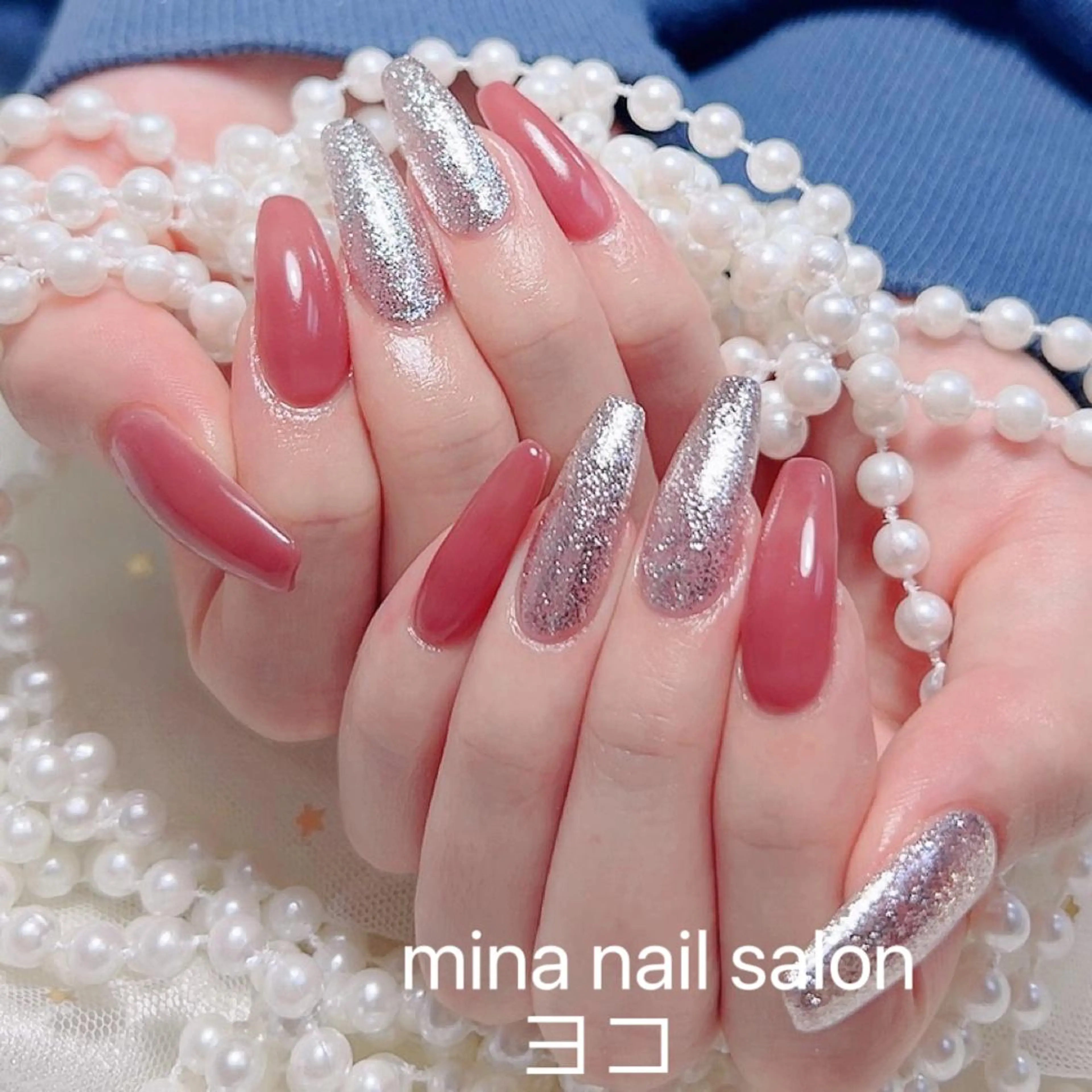 ネイル Mina🧸 韓国風ネイル🎀のネイルデザイン