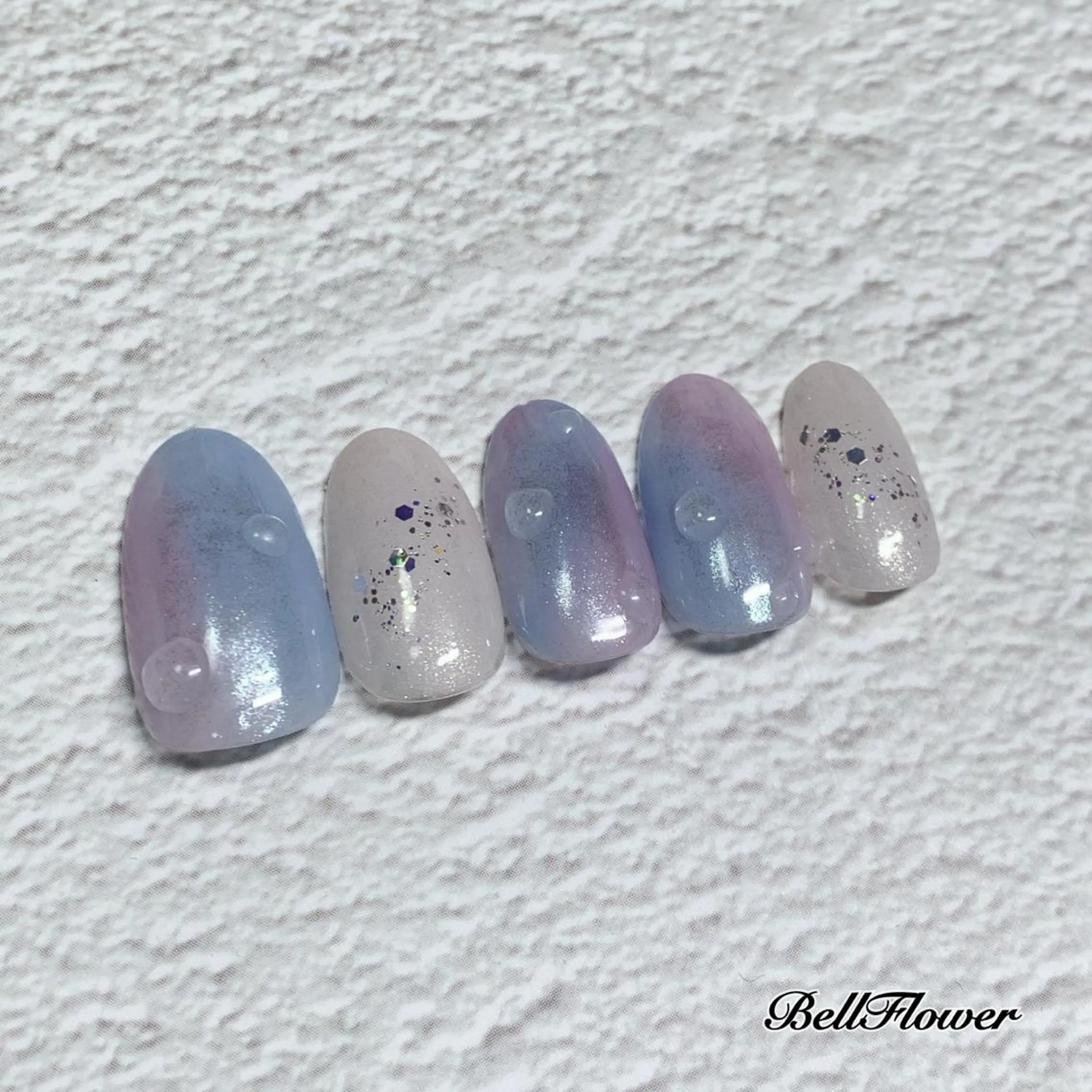 ネイル ハンドネイル Bell Flowerのネイルデザイン