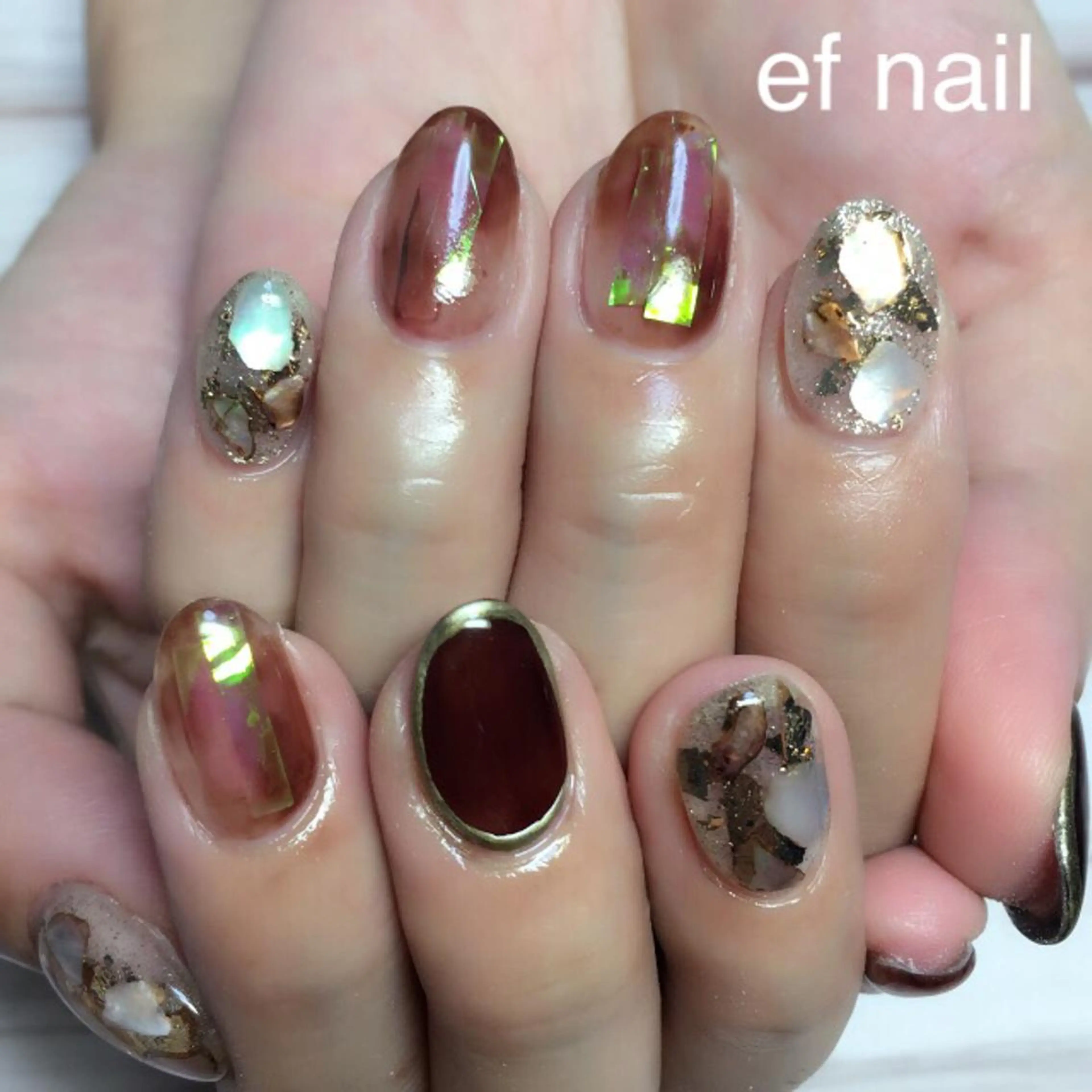 ネイル ハンドネイル ef nailのネイルデザイン