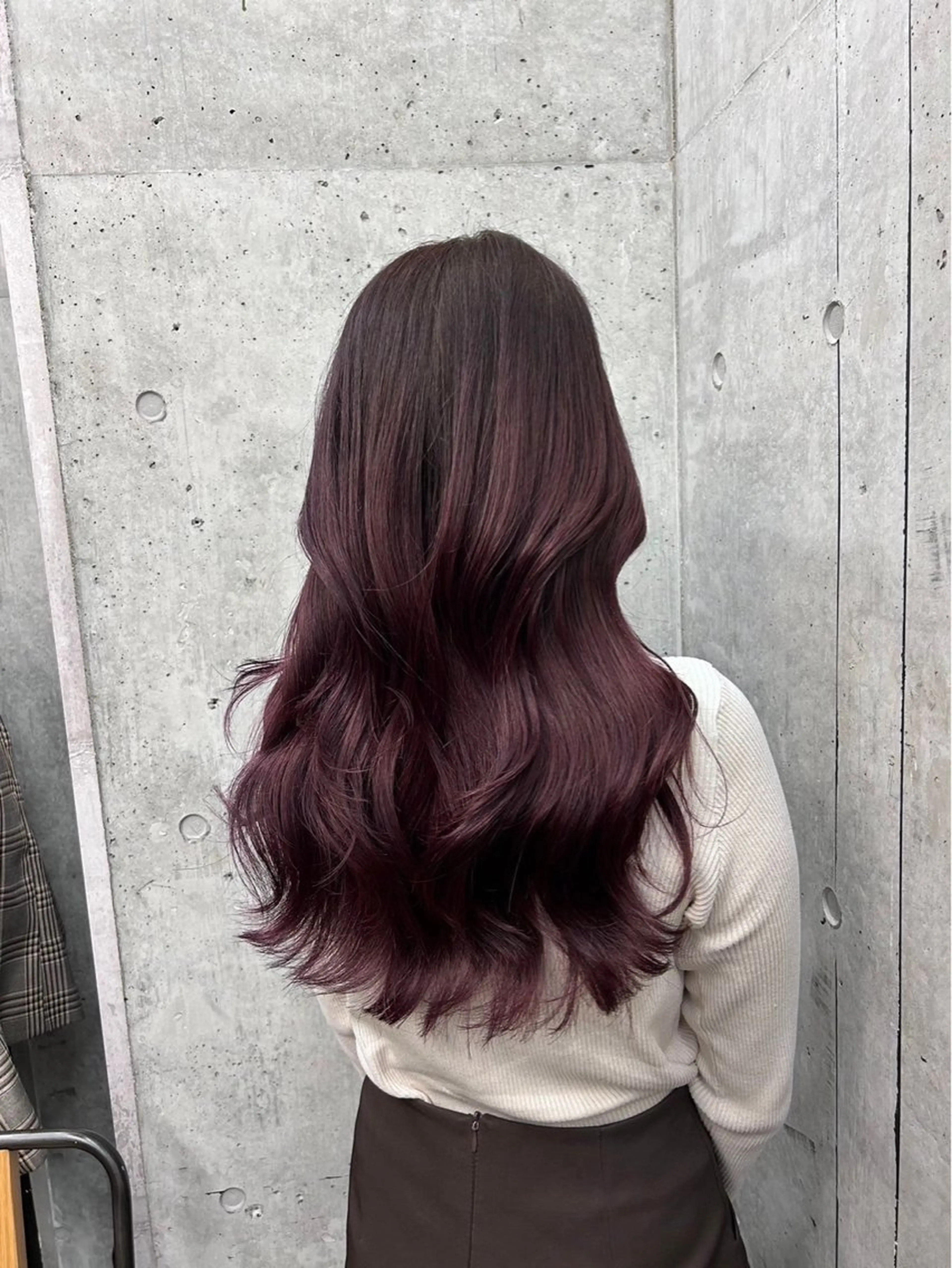 セミロング ヘアカラー ANLY. 明治神宮前所属・アレンジ/暖色カラー 🐇🤍もものヘアスタイル