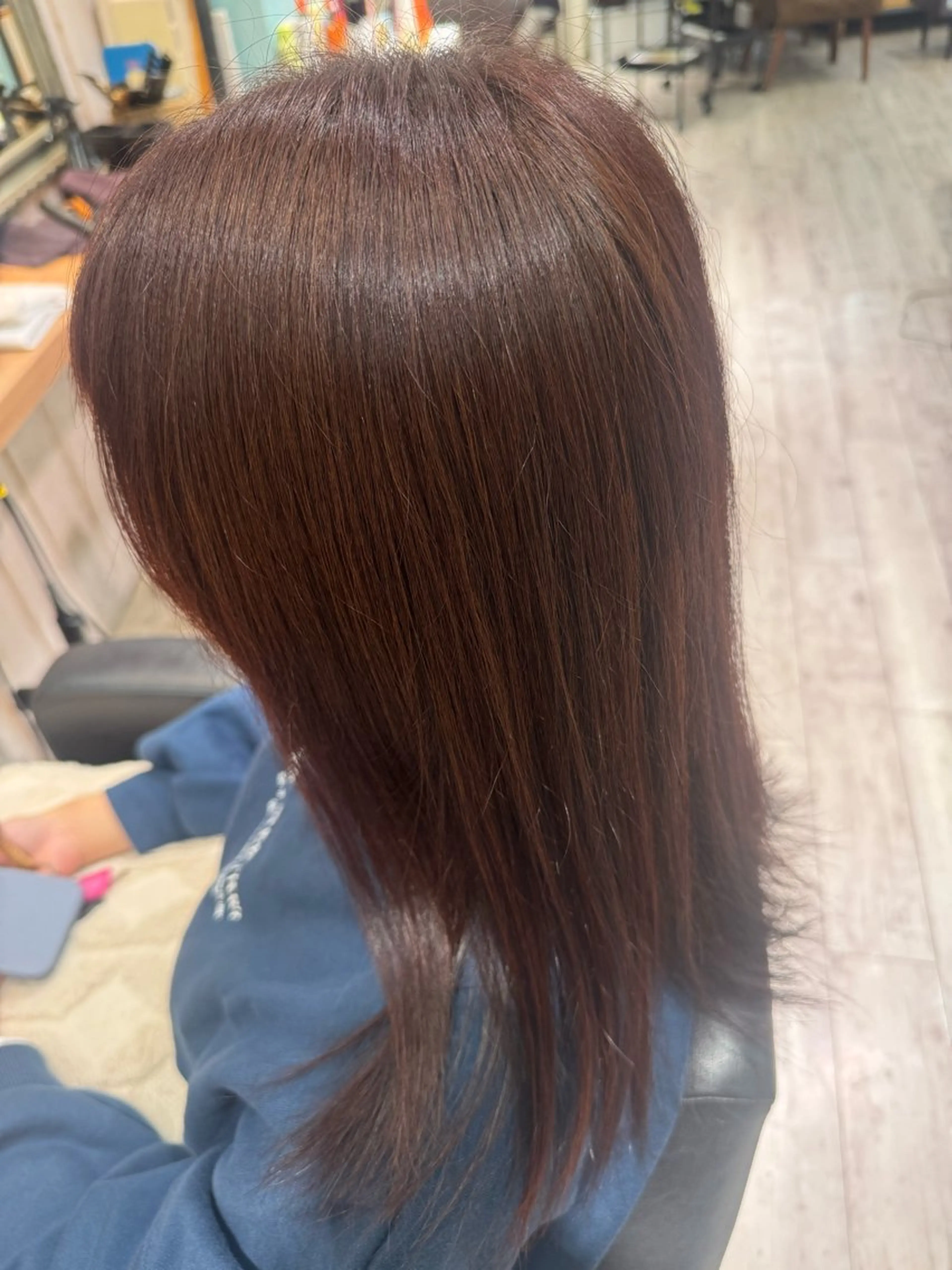 ミディアム カラー 豊田 さくらのヘアスタイル
