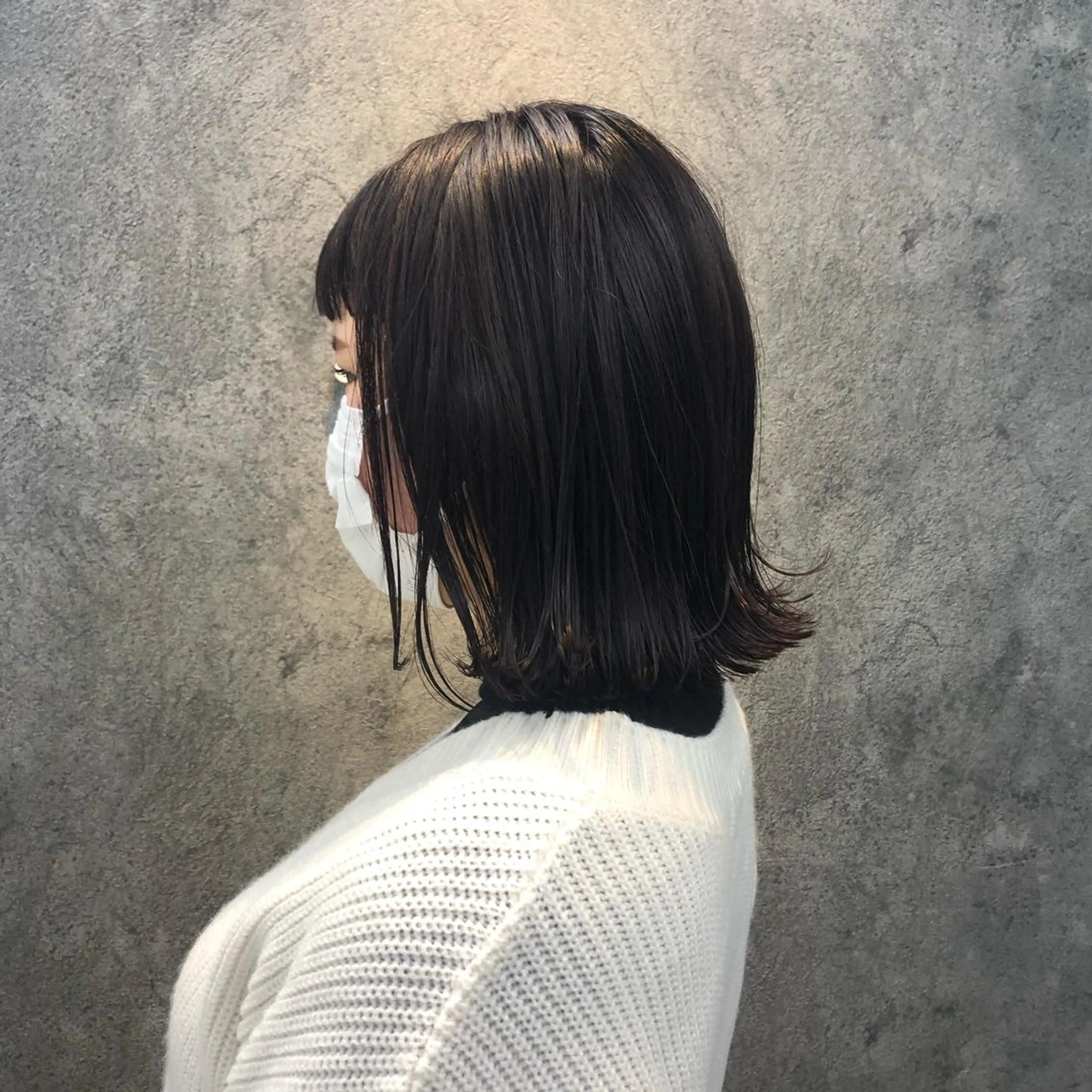 ミディアム カット ヘアカラー トリートメント 所渉/韓国レイヤー /ウルフカットのヘアスタイル