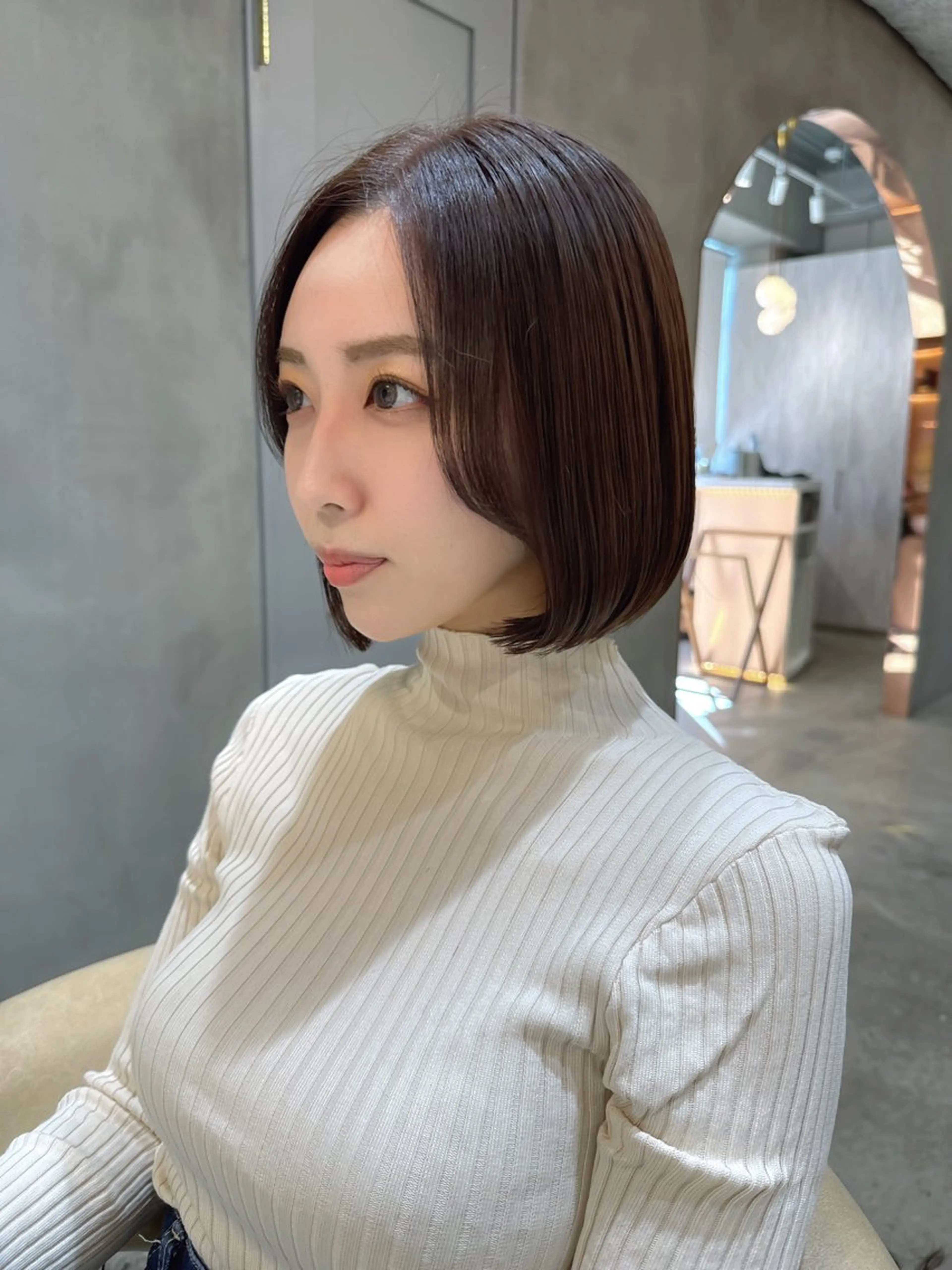 ショート カット ヘアカラー トリートメント 🌹ボブ/髪質改善 韓国レイヤー🌹澤口のヘアスタイル