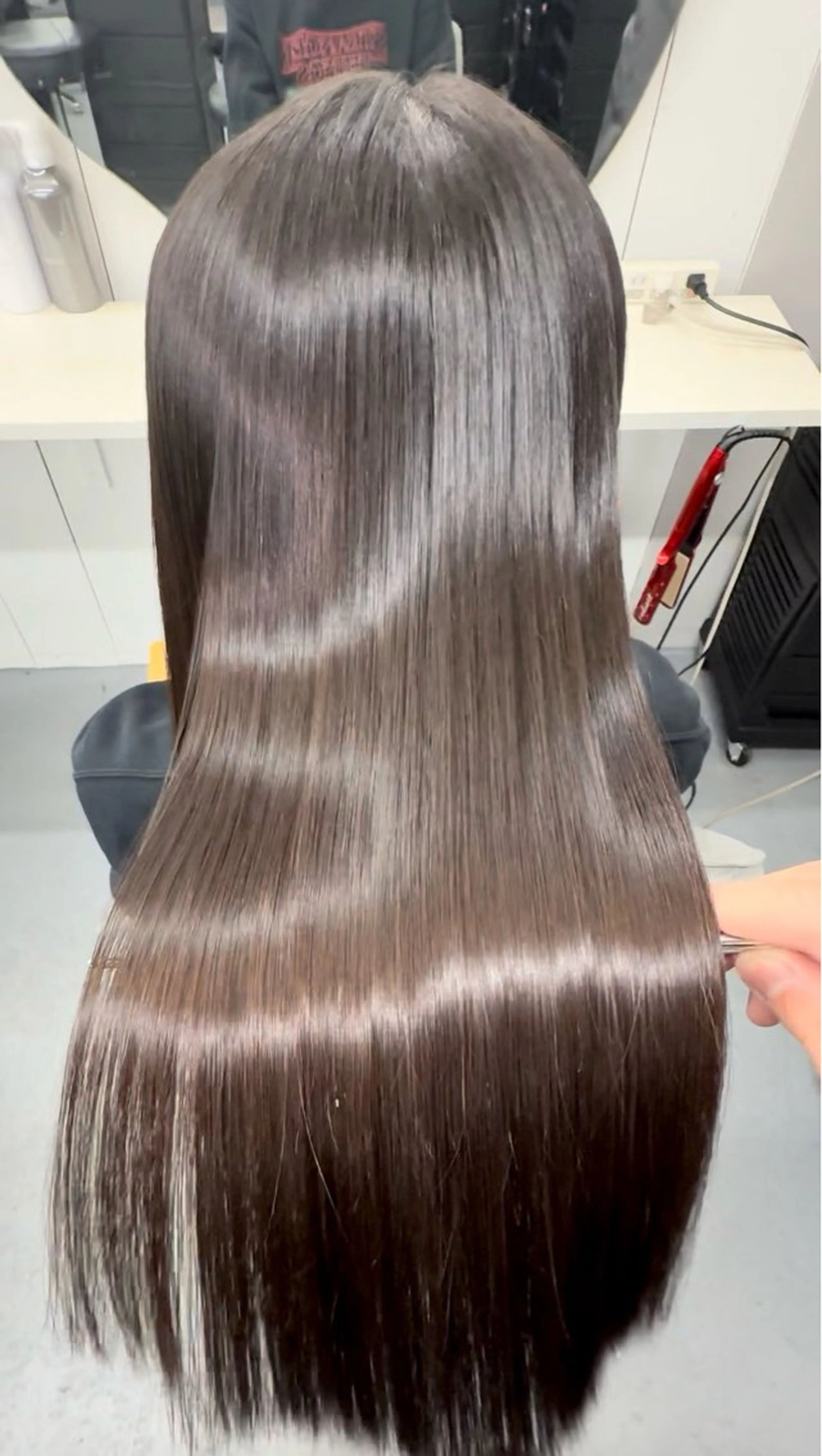 ロング 縮毛矯正 カット 縮毛矯正 【柏】縮毛矯正 髪質改善💫だいちのヘアスタイル