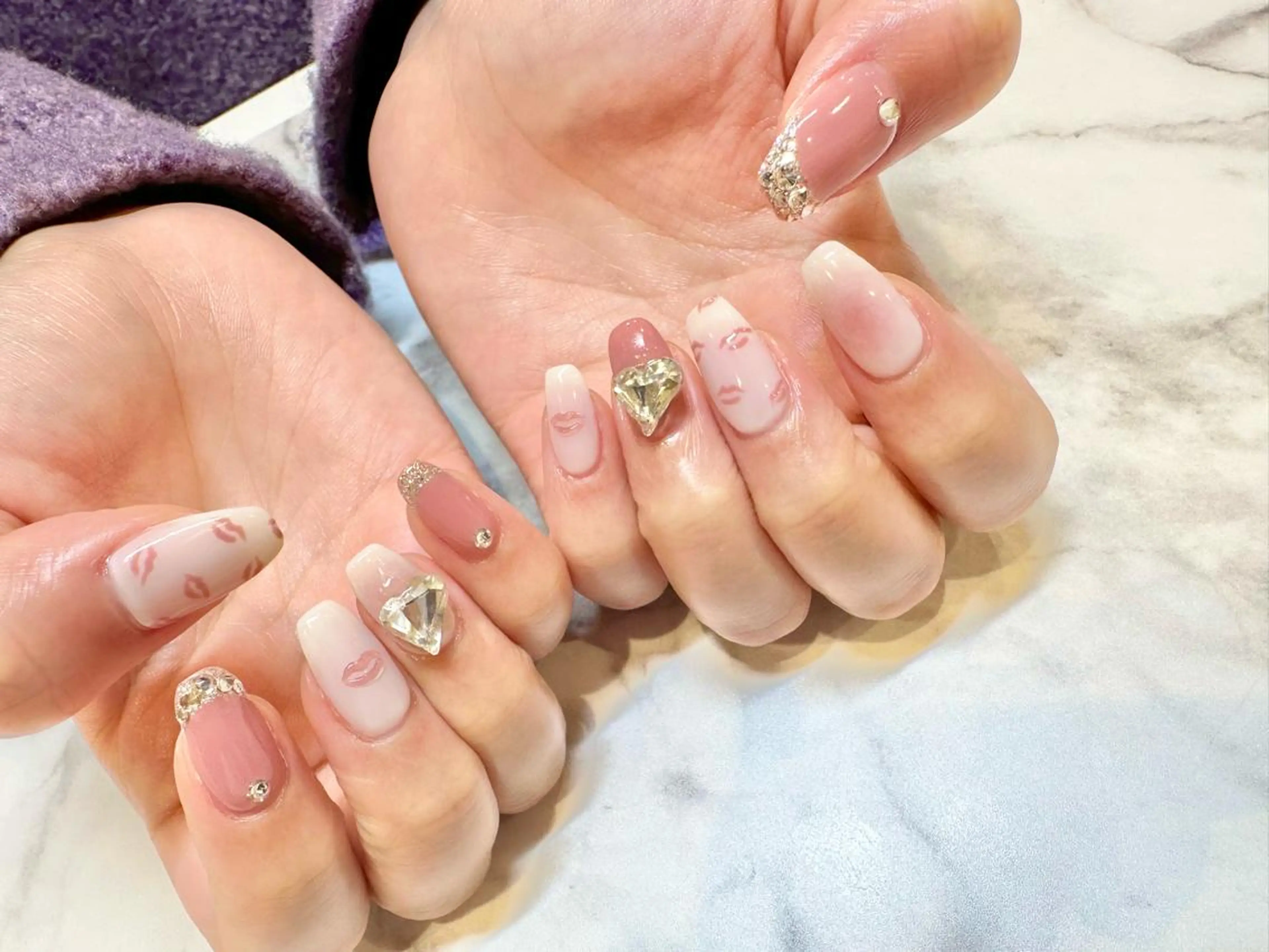 ネイル ロングネイル メンズネイル 持ち込み スカルプネイル ハンドネイル Bianca名駅 🪼店長sagawaのネイルデザイン