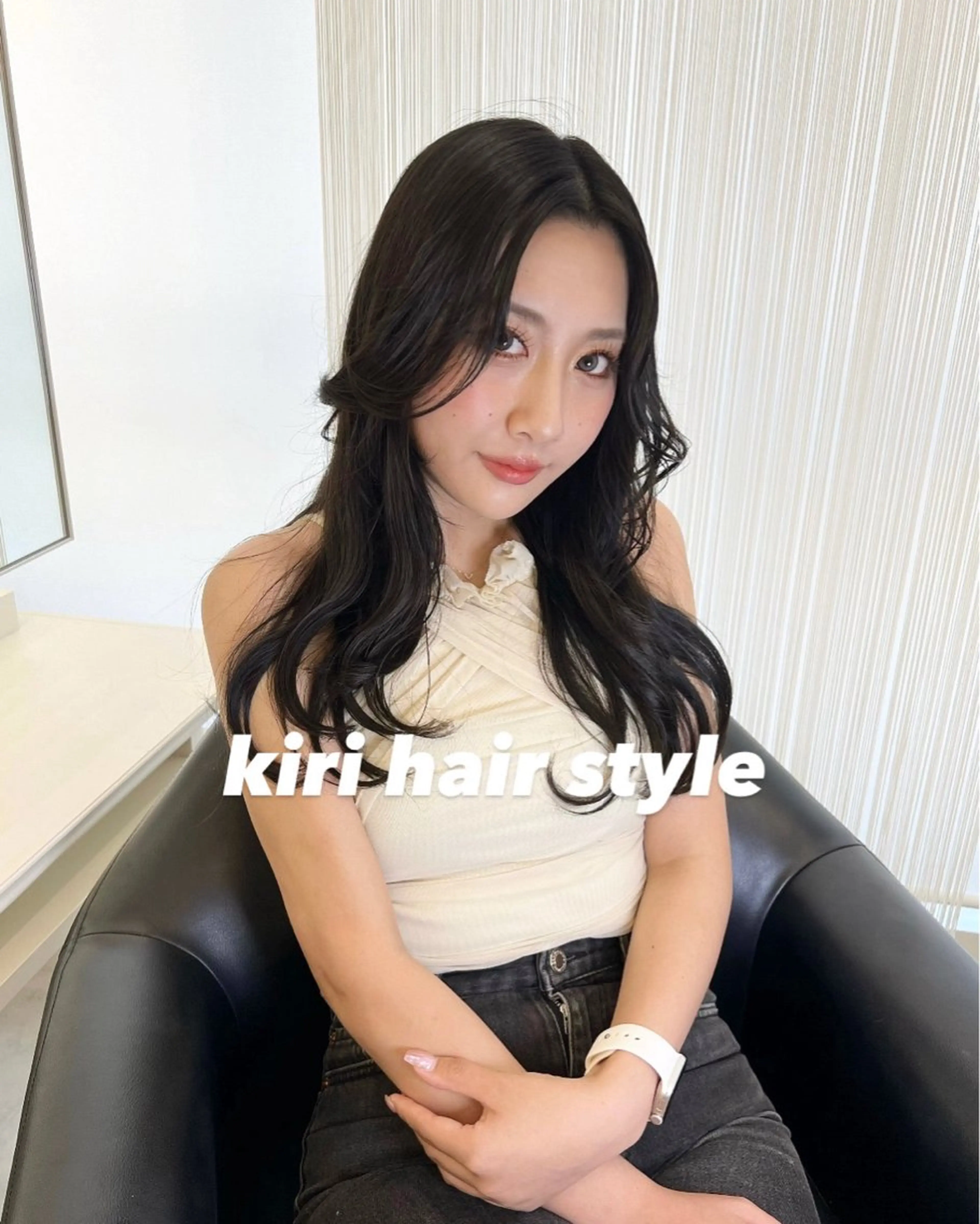 ロング カラー Parve  Mix /板野妃莉のヘアスタイル