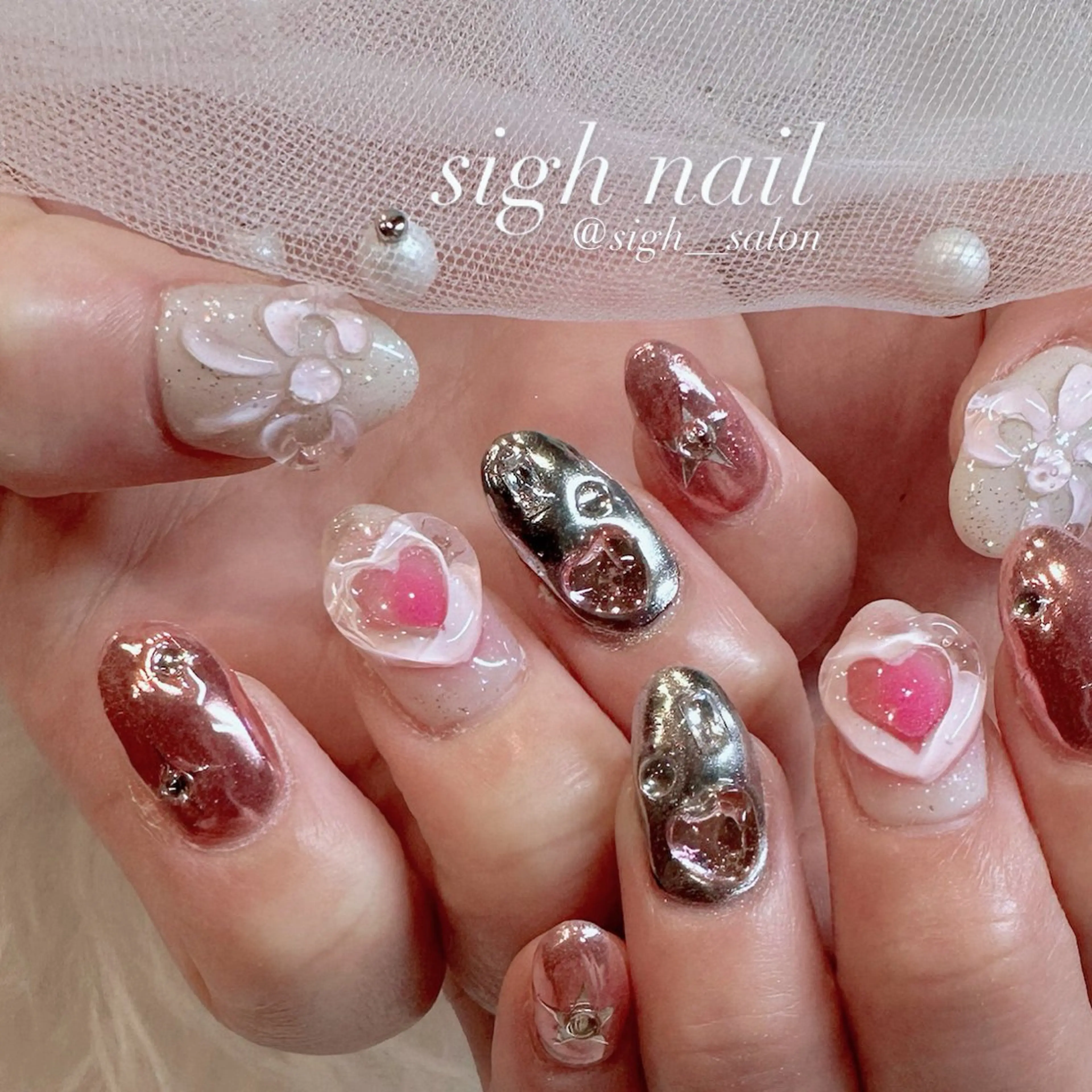 ネイル ハンドネイル sigh nail所属・sigh nail /岐阜羽島駅徒歩5分のネイルデザイン