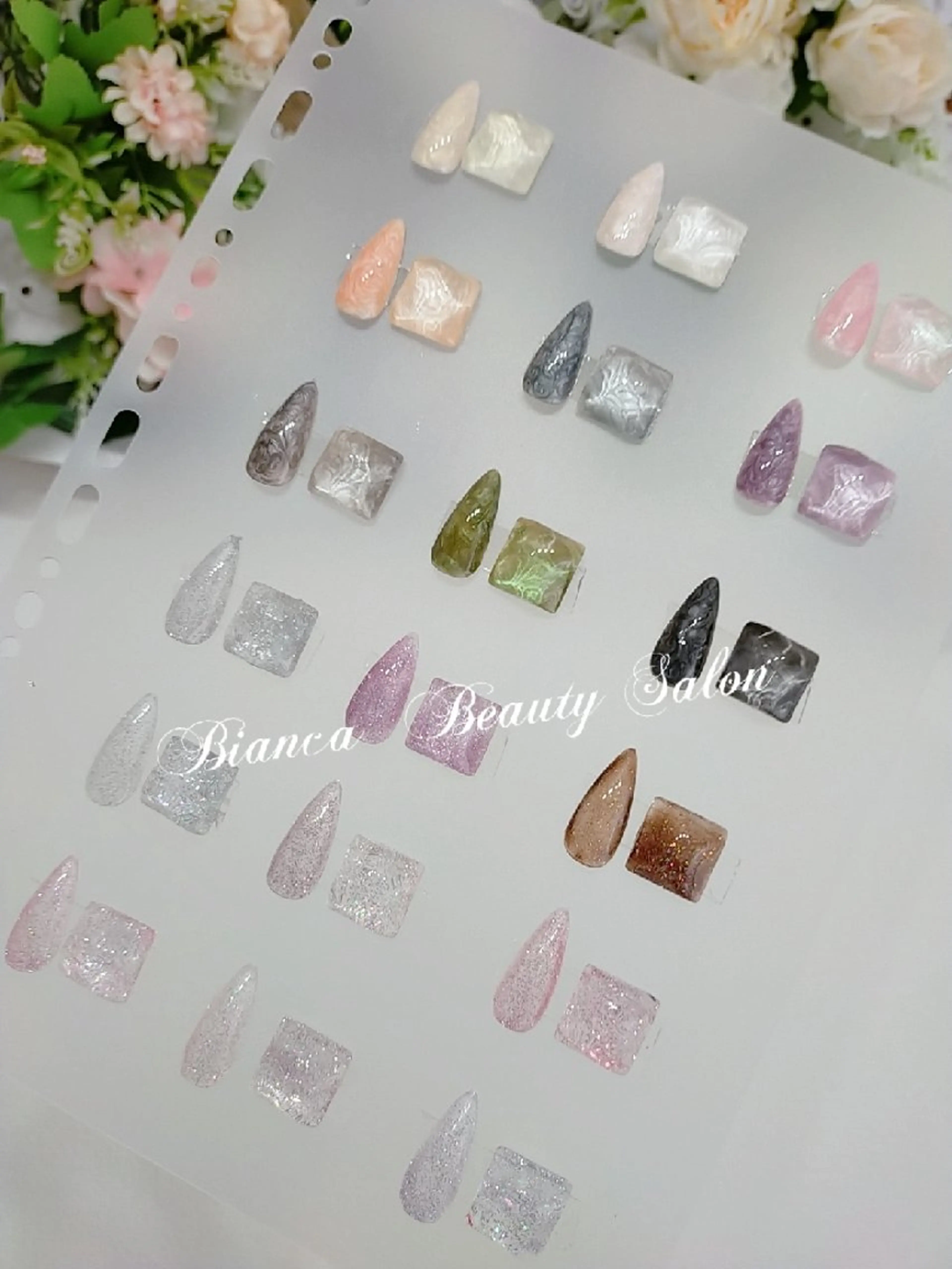 カラー ハンドネイル ハンドケア Bianca 大山のネイルデザイン