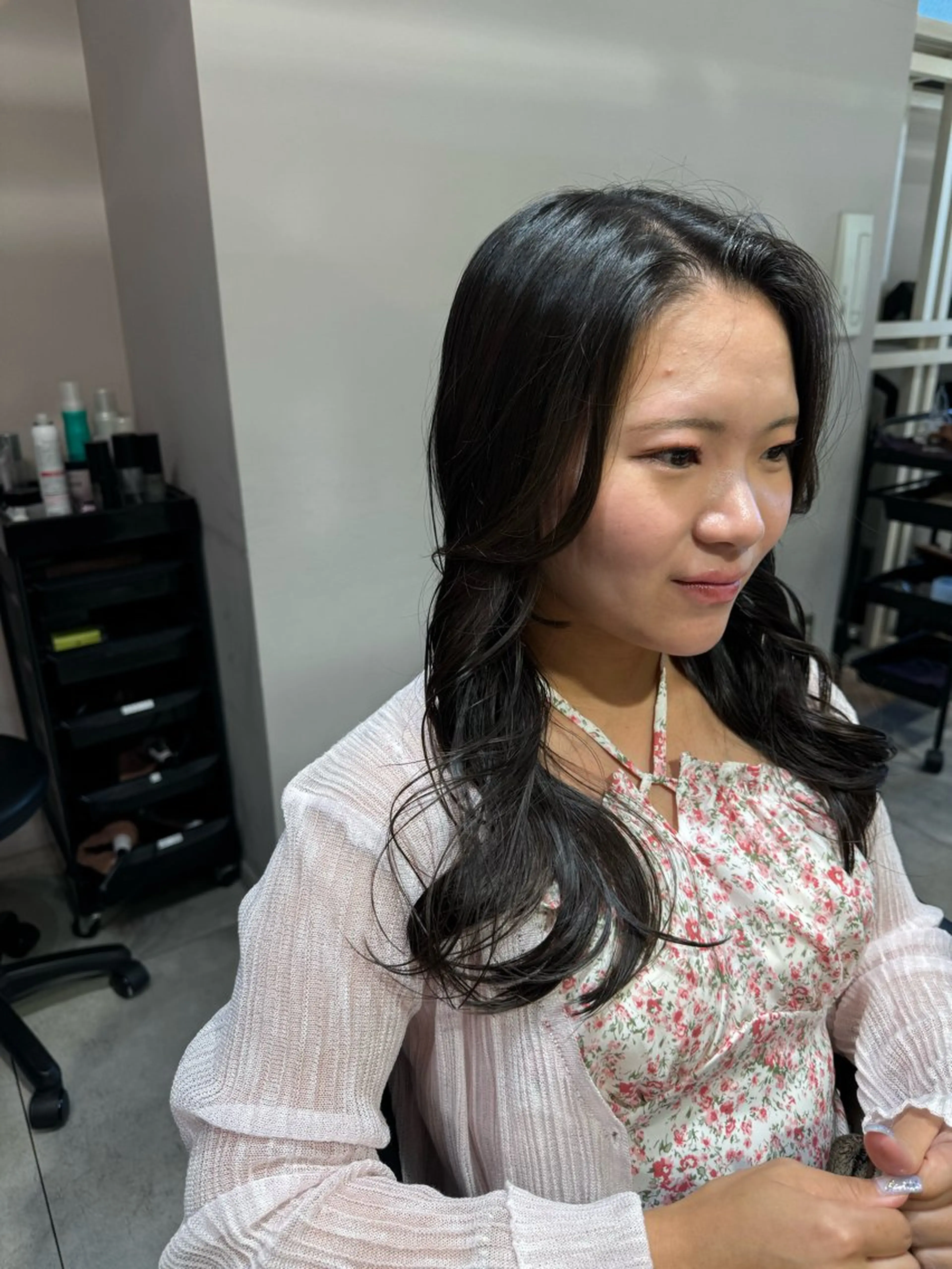 セミロング くびれヘア カット Dxxxx III所属・オシャレ女性目線の 大人メンズ❁⃘*.ﾟのヘアスタイル