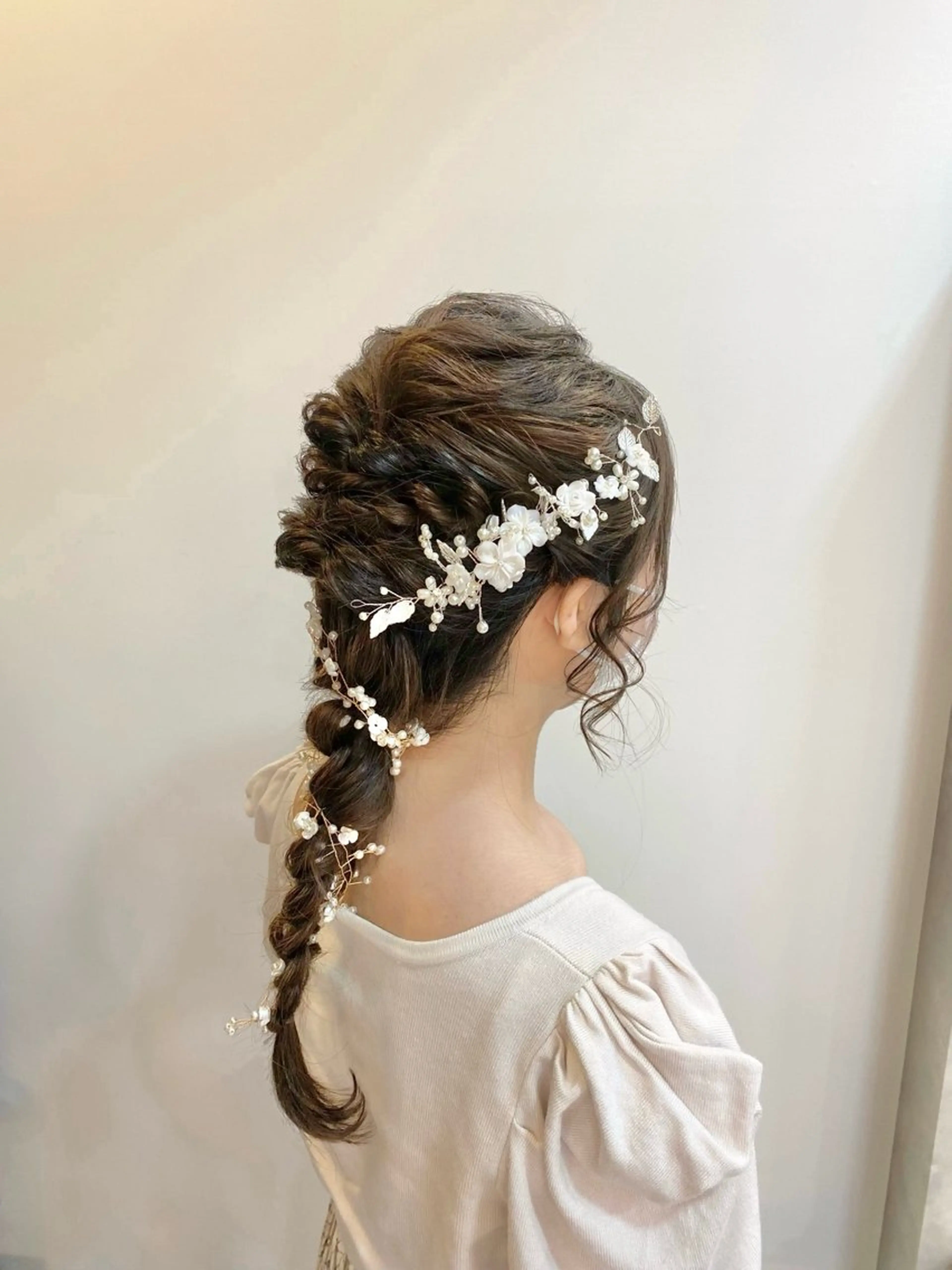 ヘアアレンジ 結婚式・ブライダル ヘアセット トップスタイリスト 林すずかのヘアスタイル