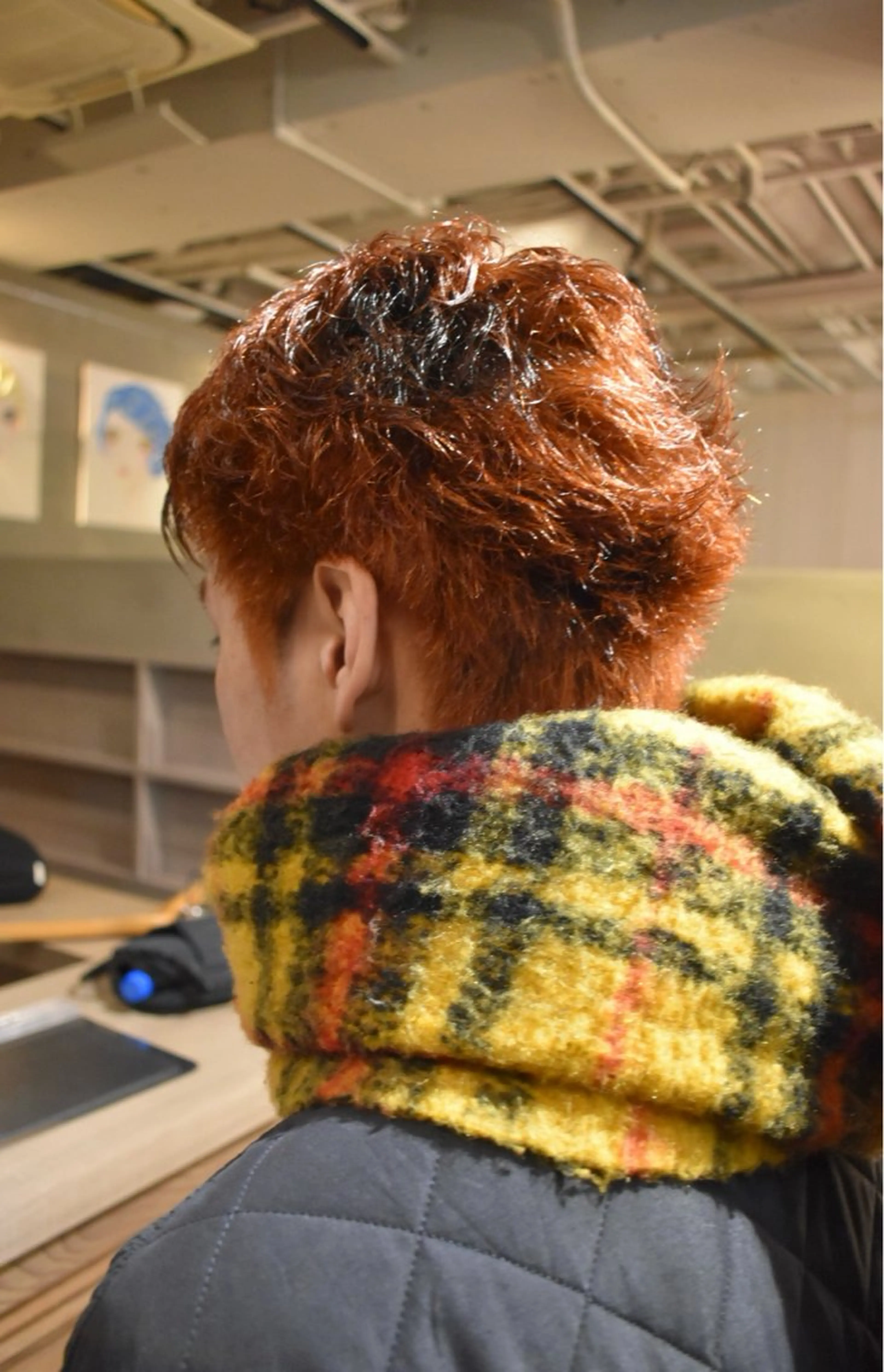 men'sヘアカラーの写真