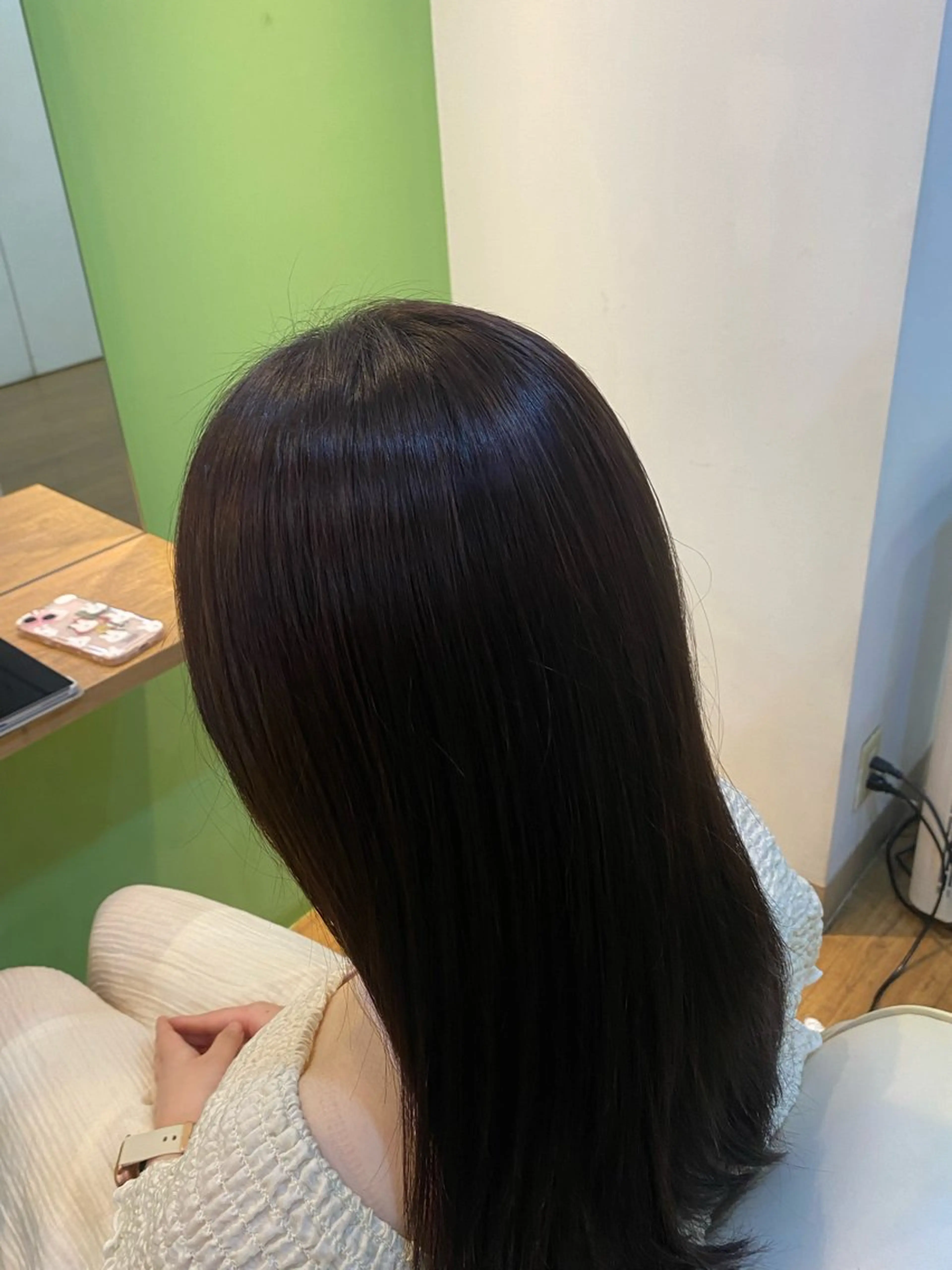 ロング カラー アッシュ メンズ特化 エシカル　松原大将のヘアスタイル