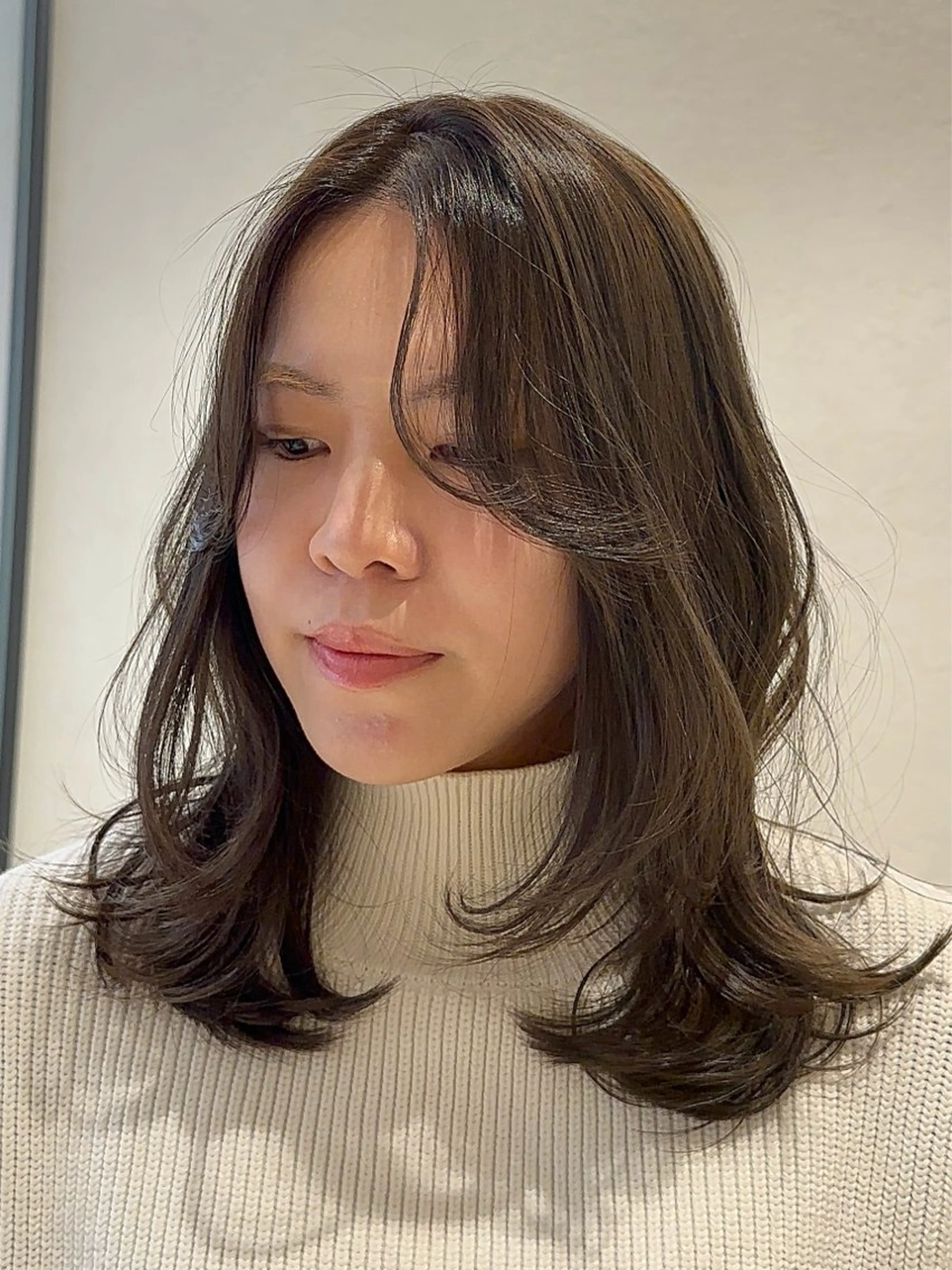 ミディアム カラー パーマ kazuki ✂︎銀座美容師のヘアスタイル