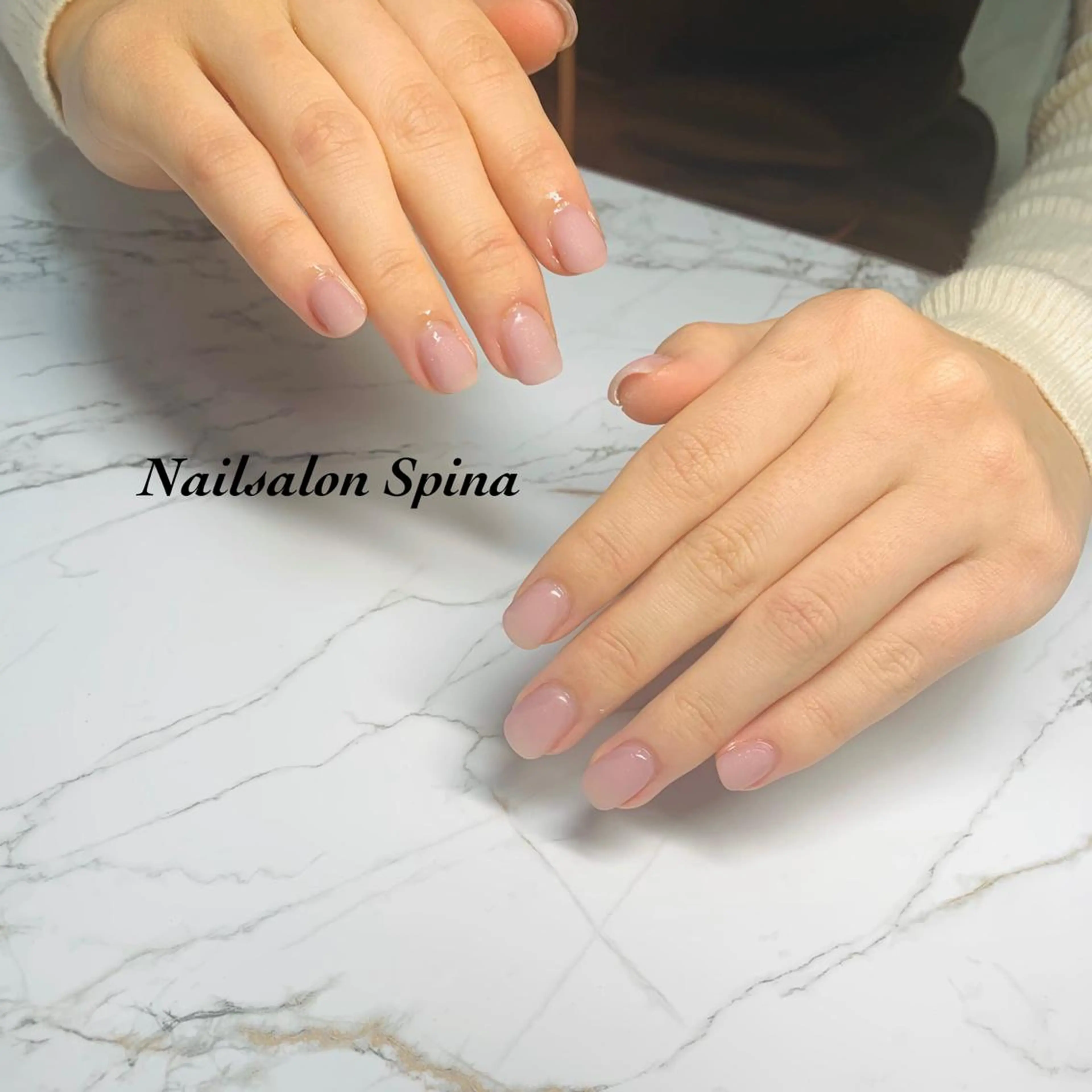 ネイル アートネイル マットネイル ワンカラーネイル パープル Nailsalon Spina 琴美のネイルデザイン