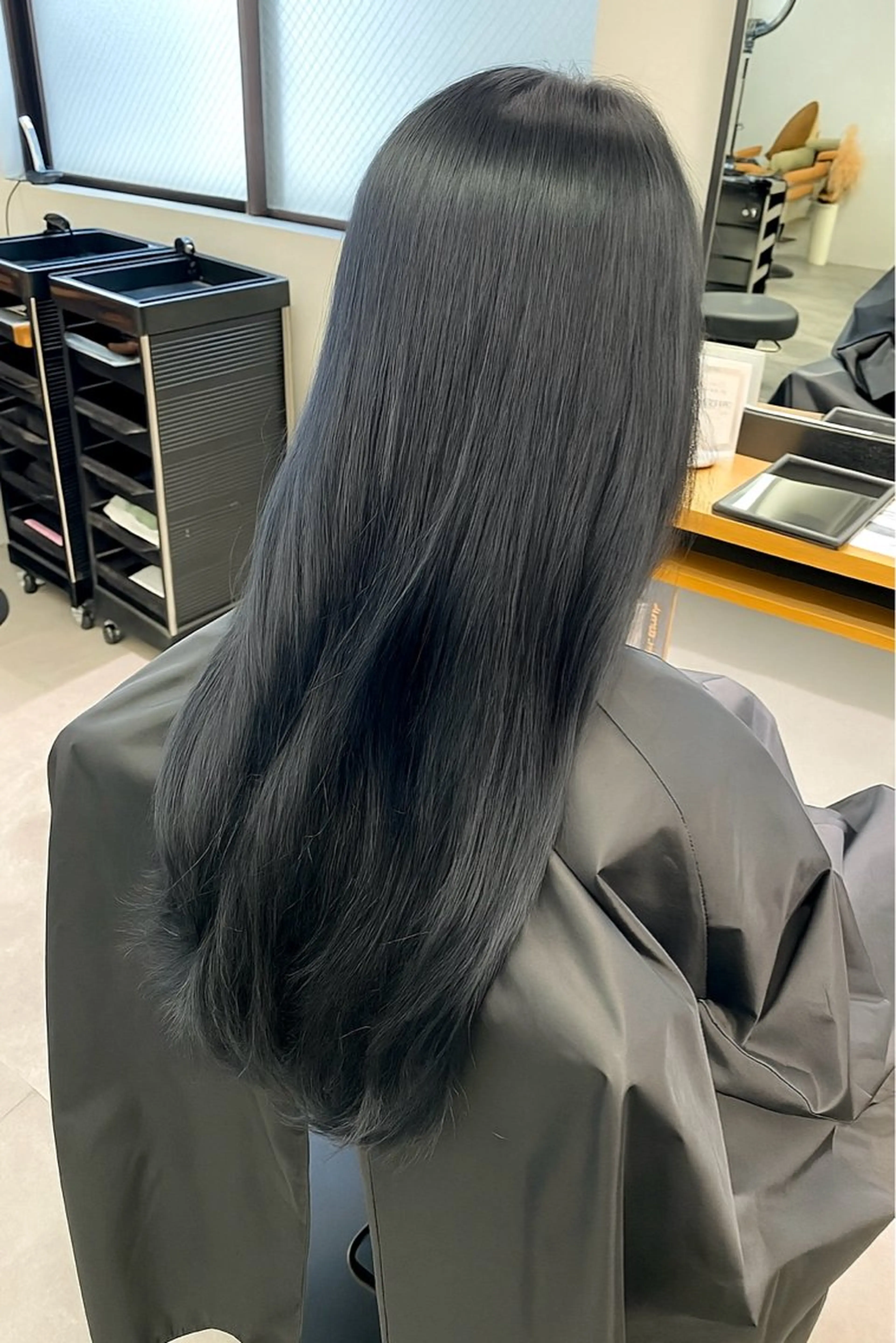 ロング 抜け感/ワンカラー/ 明大前/桑田のヘアスタイル