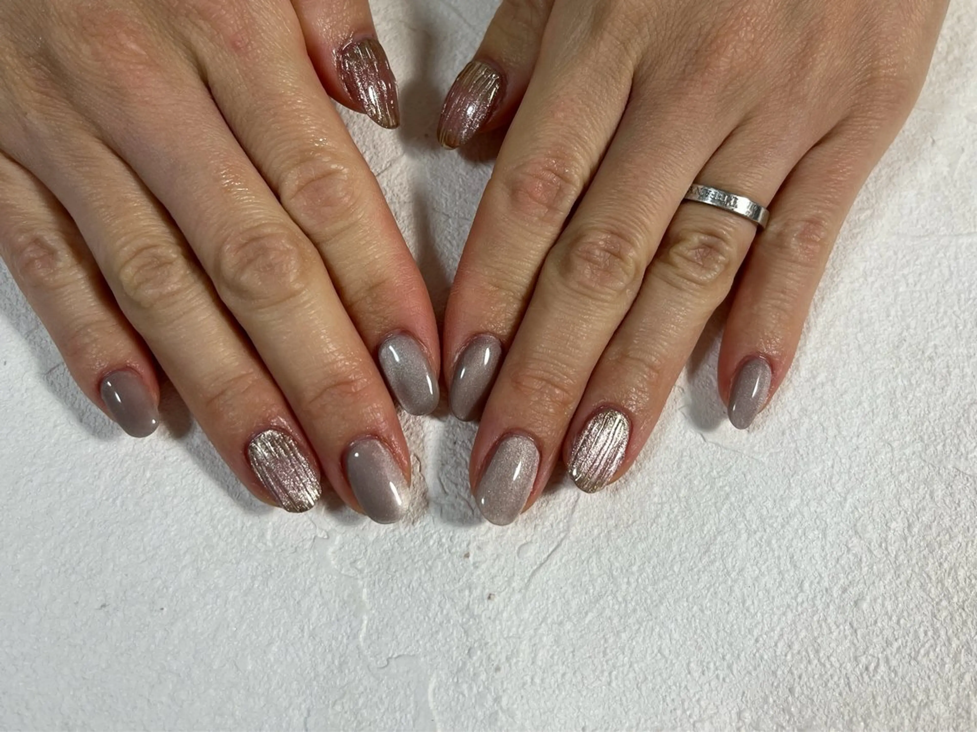 ネイル オーロラネイル フラワーネイル フットネイル フレンチネイル ジェルネイル ハンドネイル kiki nail たまプラーザのネイルデザイン