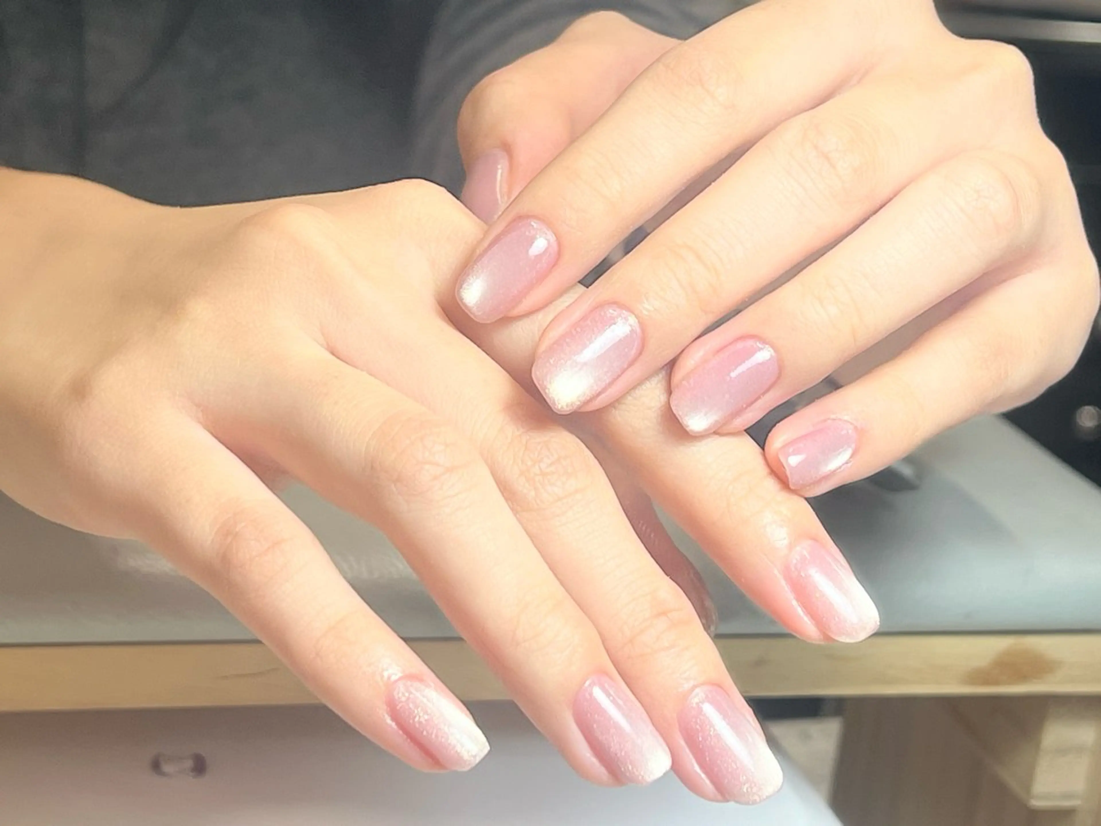 ネイル アートネイル 韓国ネイル 持ち込み ニュアンスネイル ワンカラーネイル ハンドネイル イブ ネイリのネイルデザイン