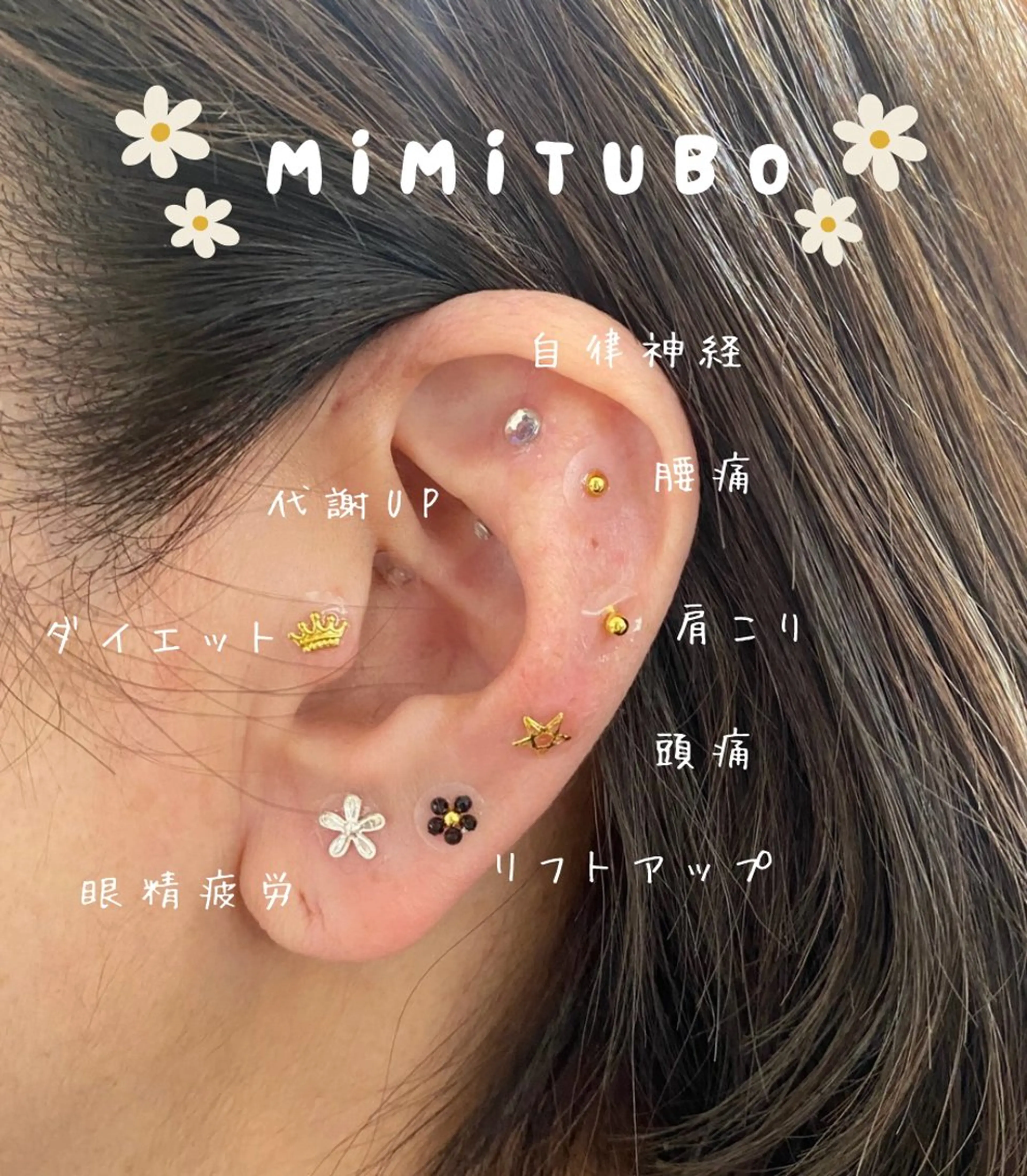 【今話題🌟】耳つぼジュエリーの写真