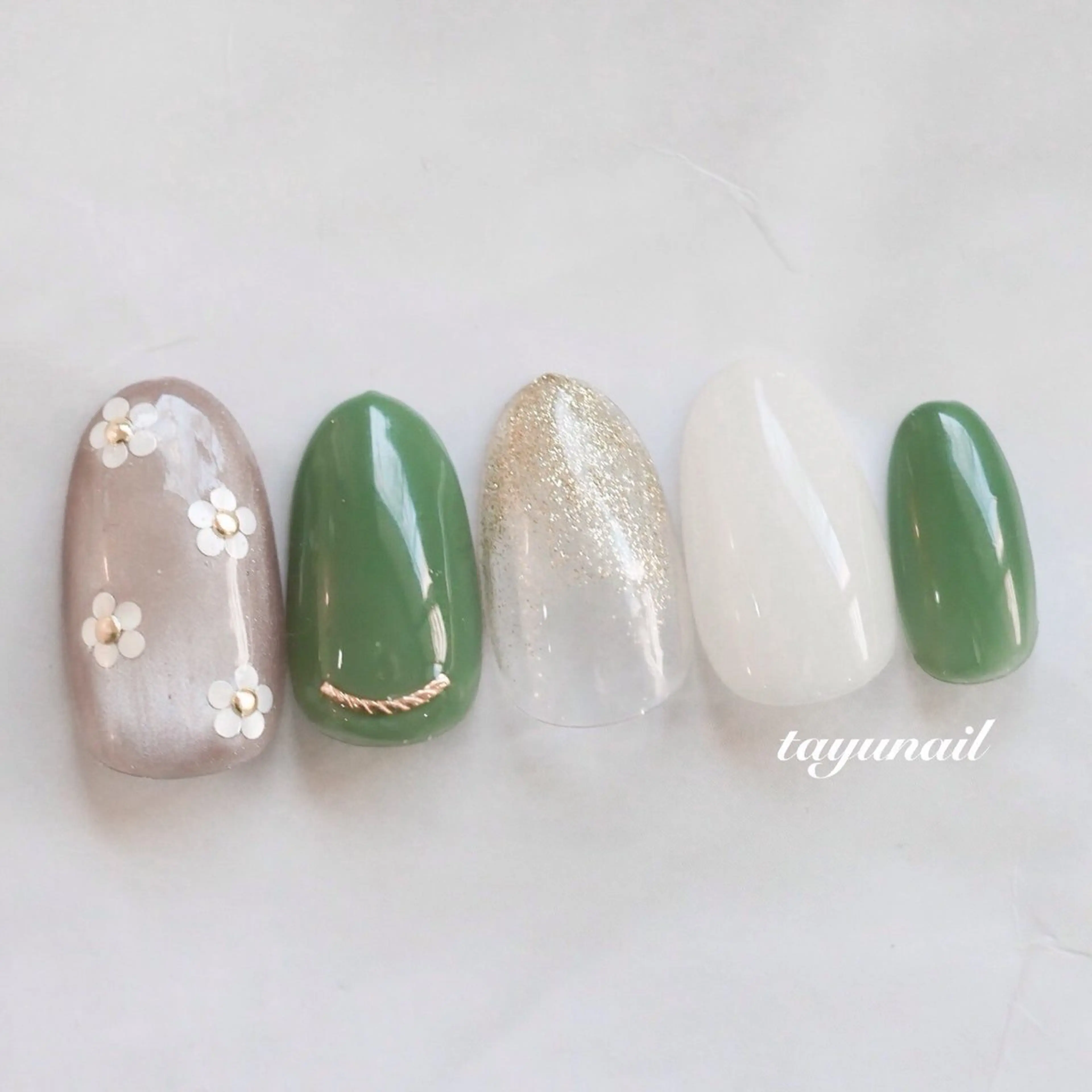 ネイル アートネイル ジェルネイル パラジェル ハンドネイル ネイルサロン・ネイルスクール　たゆnail所属・ネイルサロン 【たゆnail】のネイルデザイン